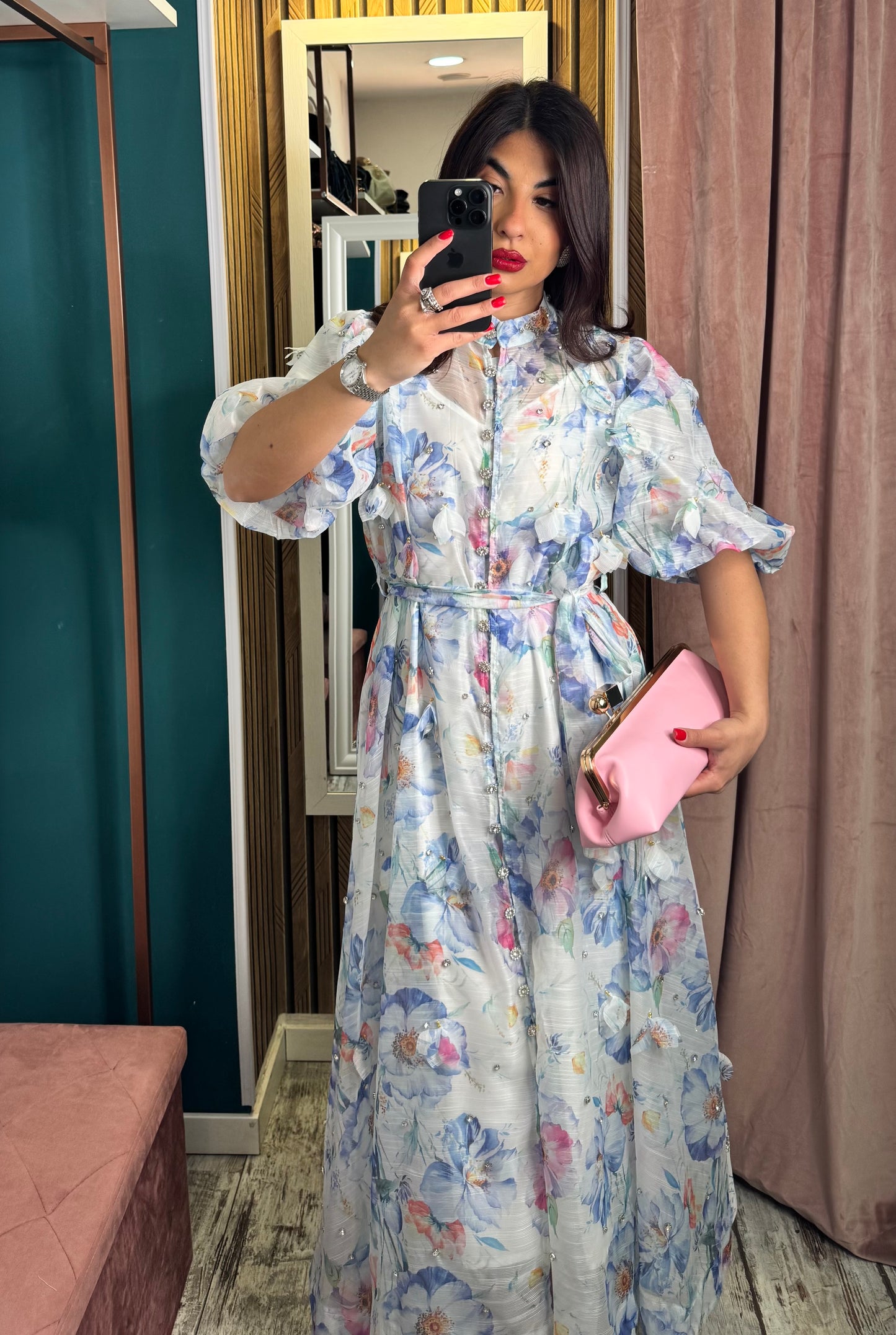 Vestito lungo flowers