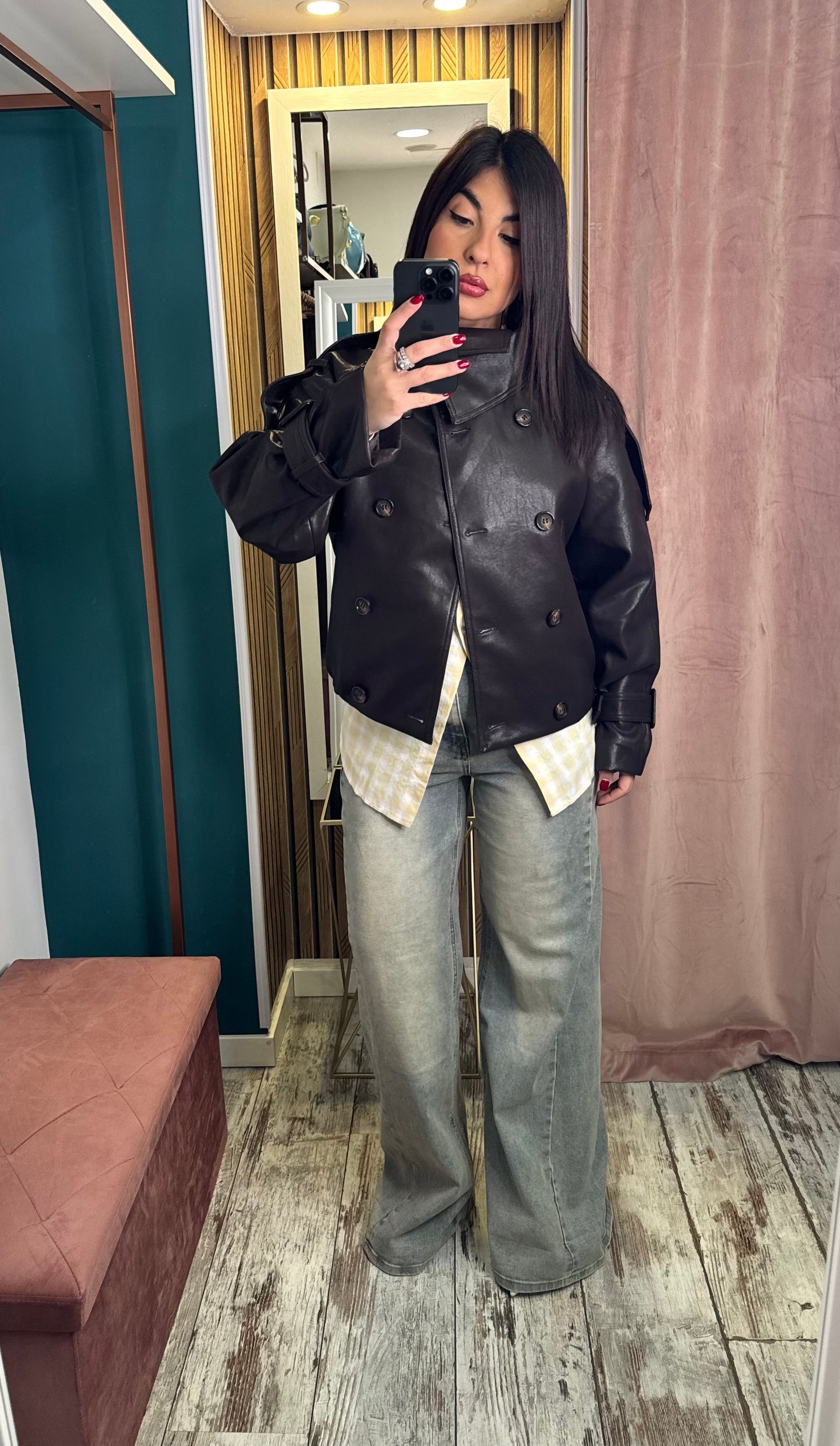 Jeans Wide Baggy sabbiato
