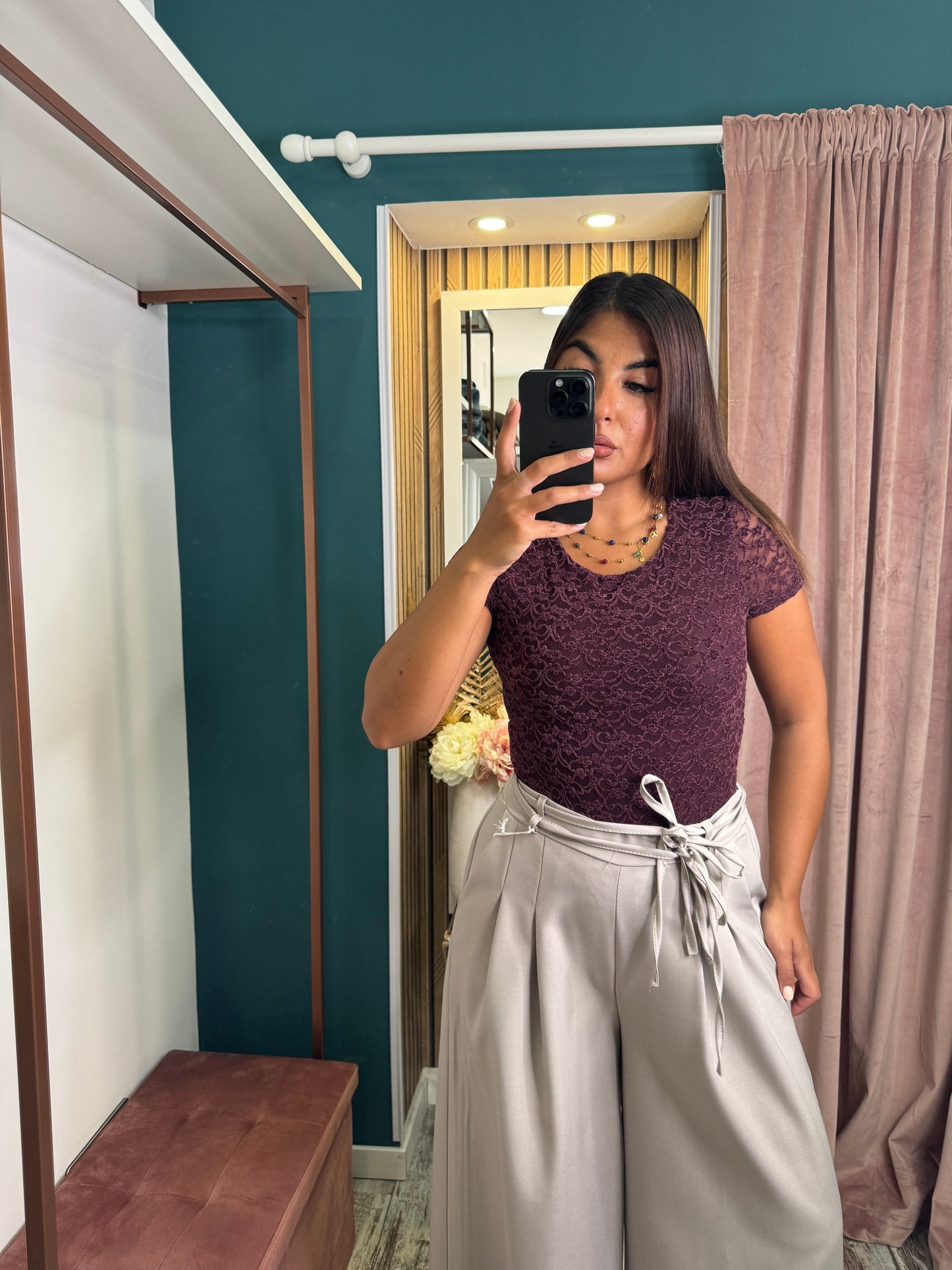 Pantaloni Wide Leg