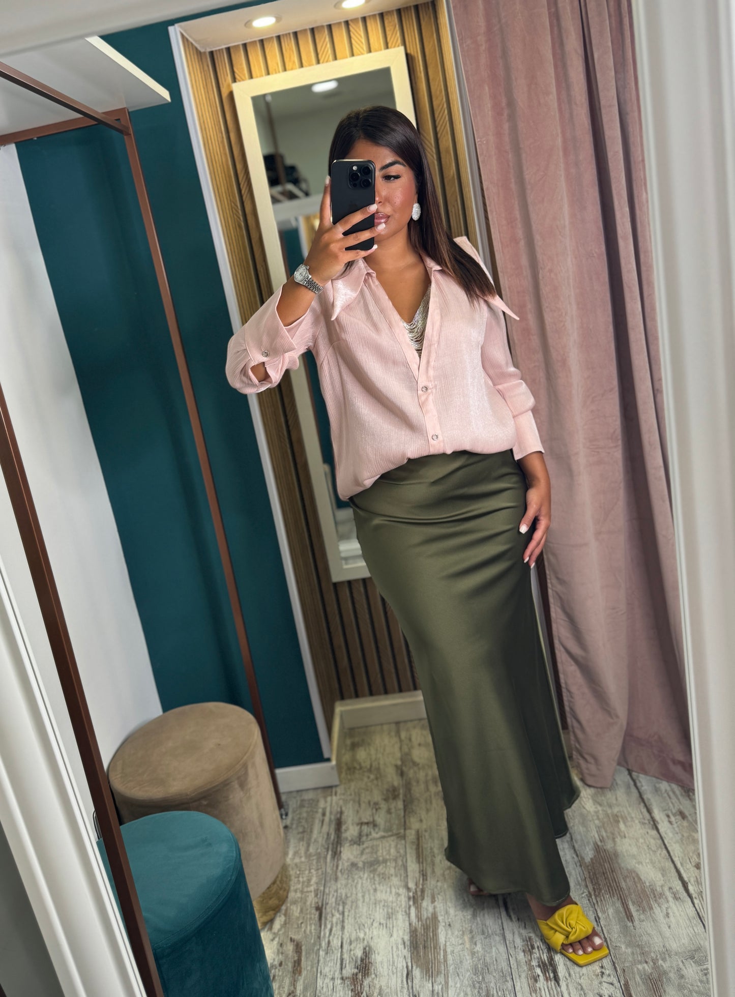Camicia Lisa rosa