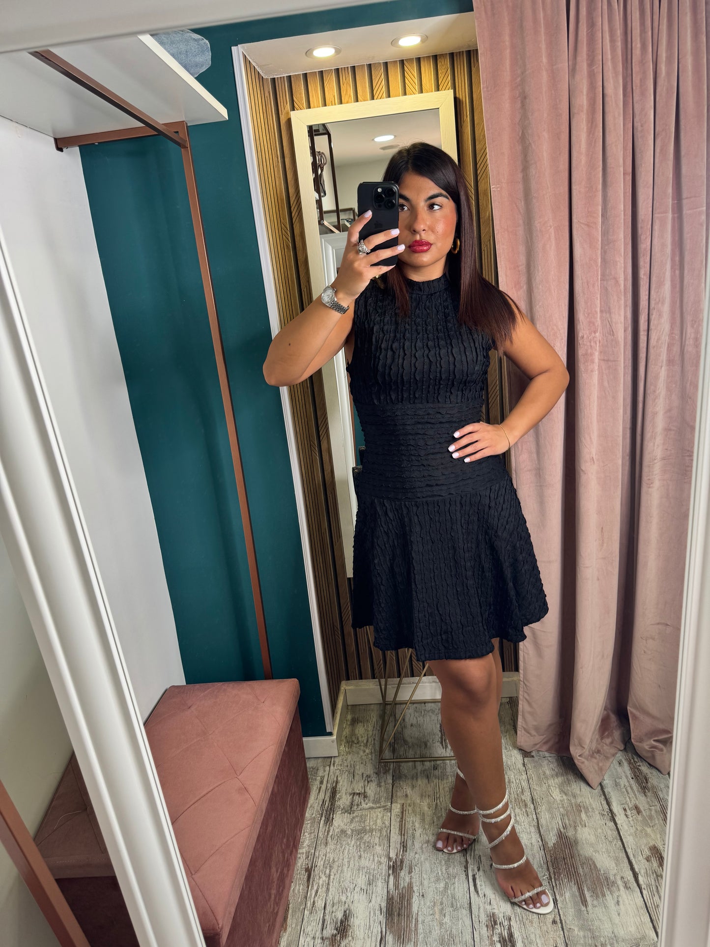Vestito corto black