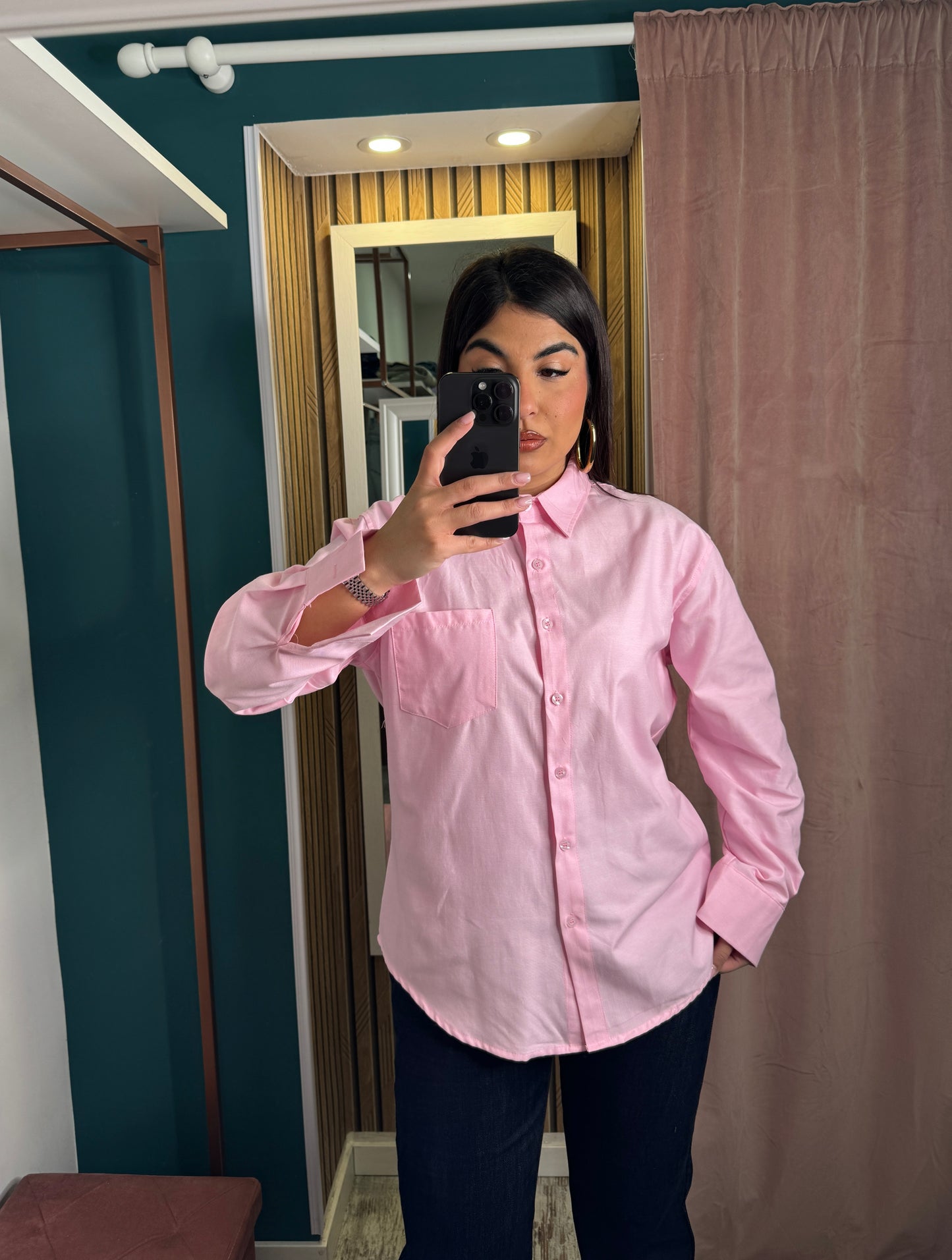 Camicia cotone taschino-
