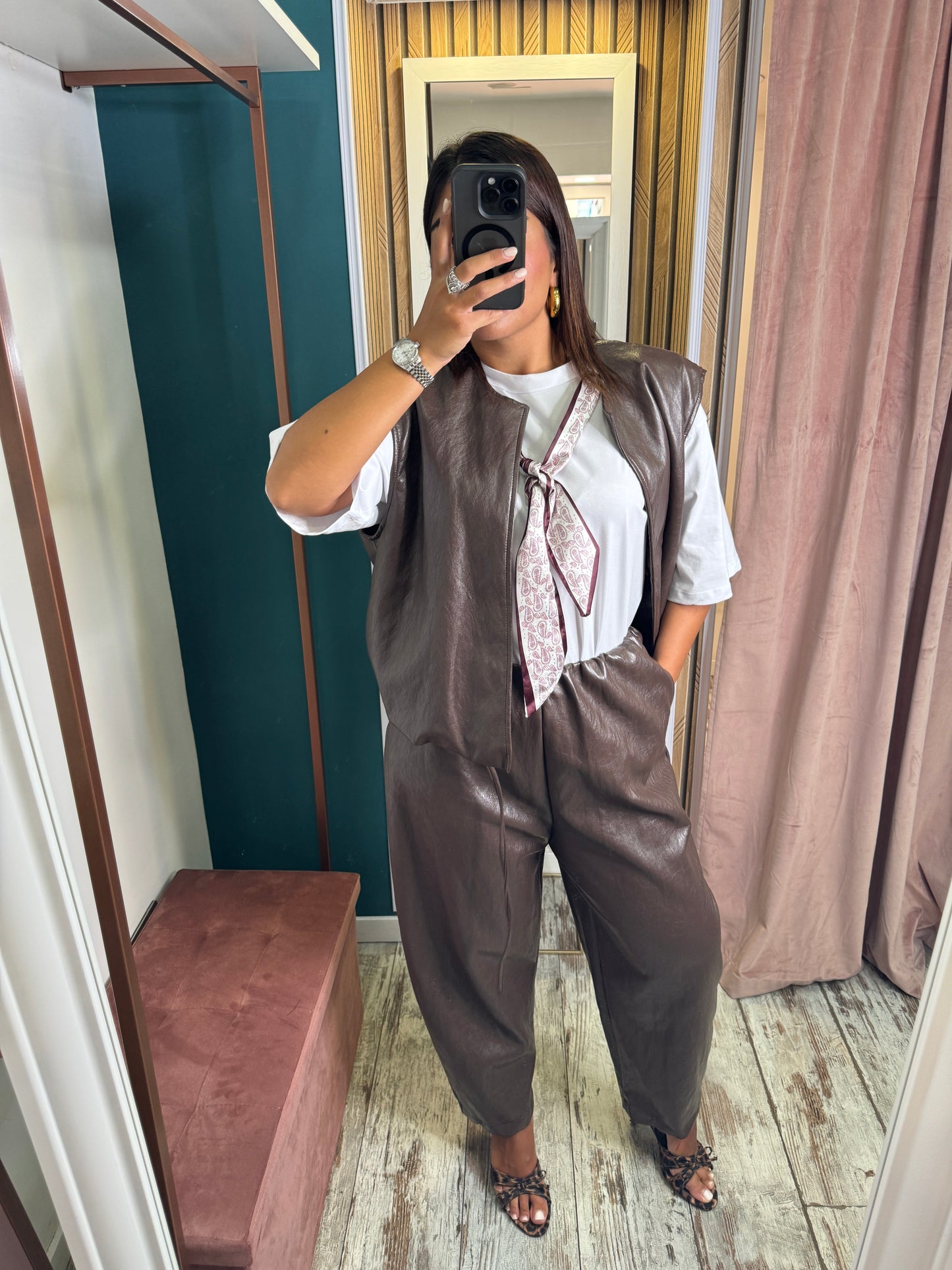 Pantaloni Justwest Leather