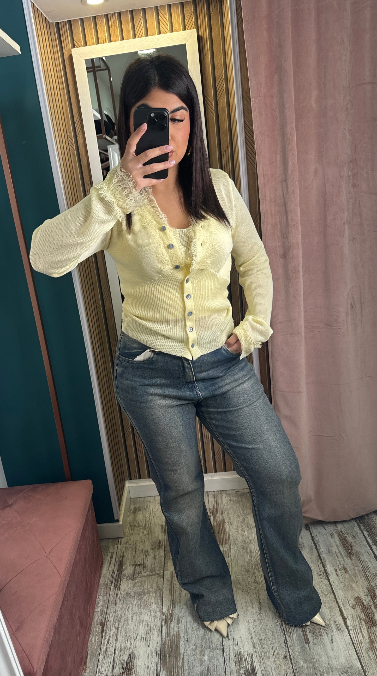 Jeans WideLeg taglio vivo
