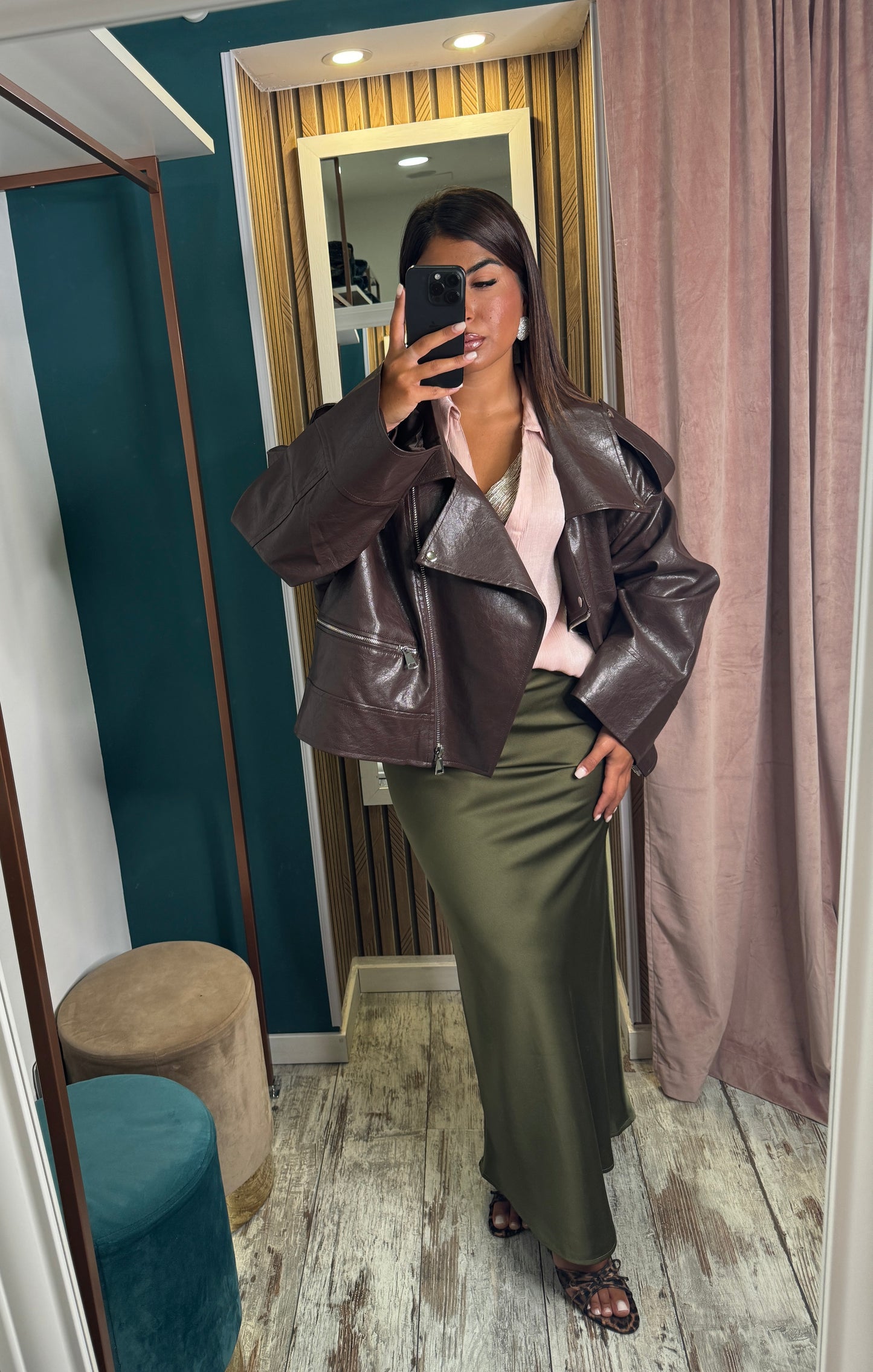 Giacca ecopelle Choco