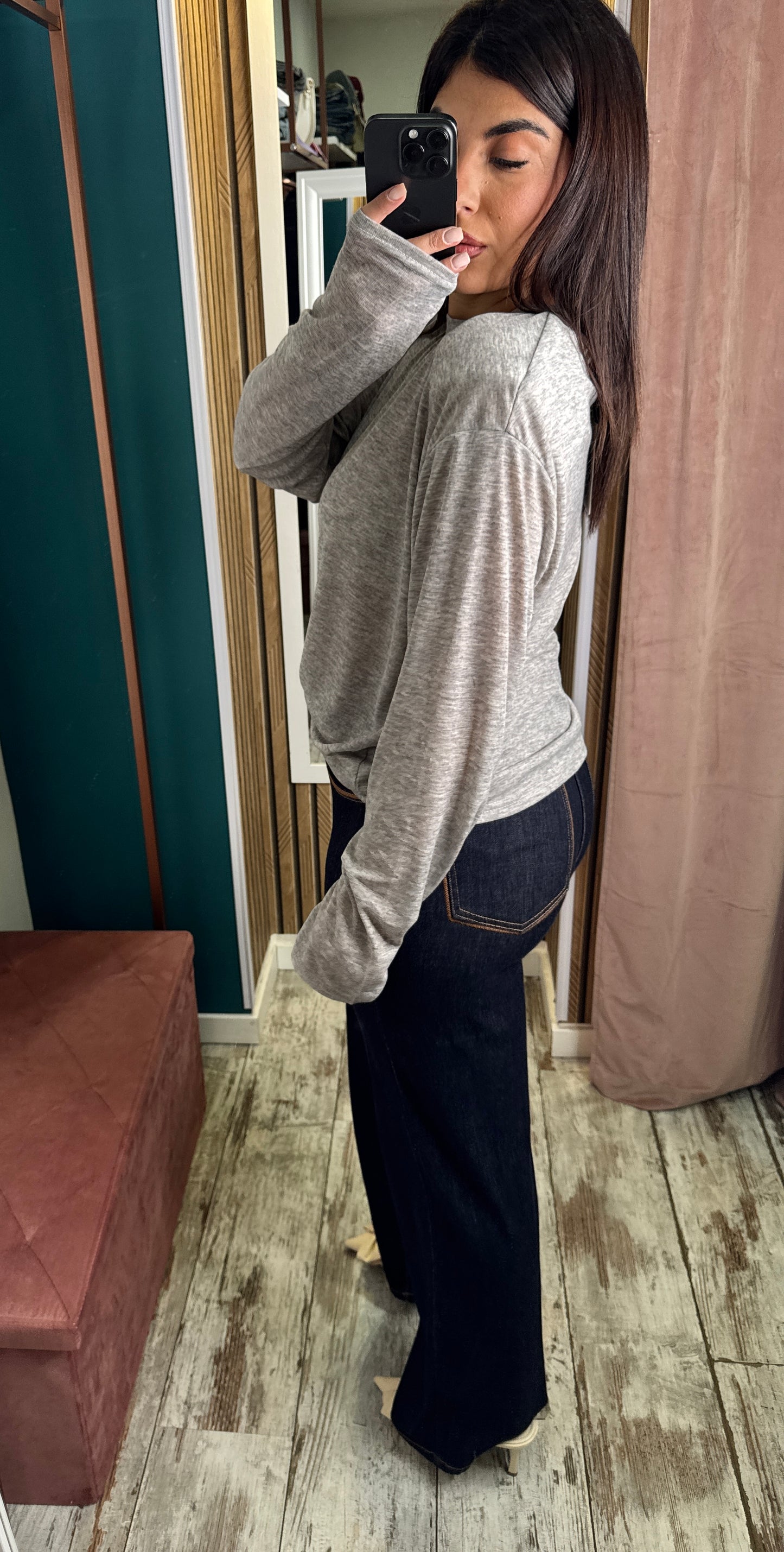 Jeans Wide Leg cintura