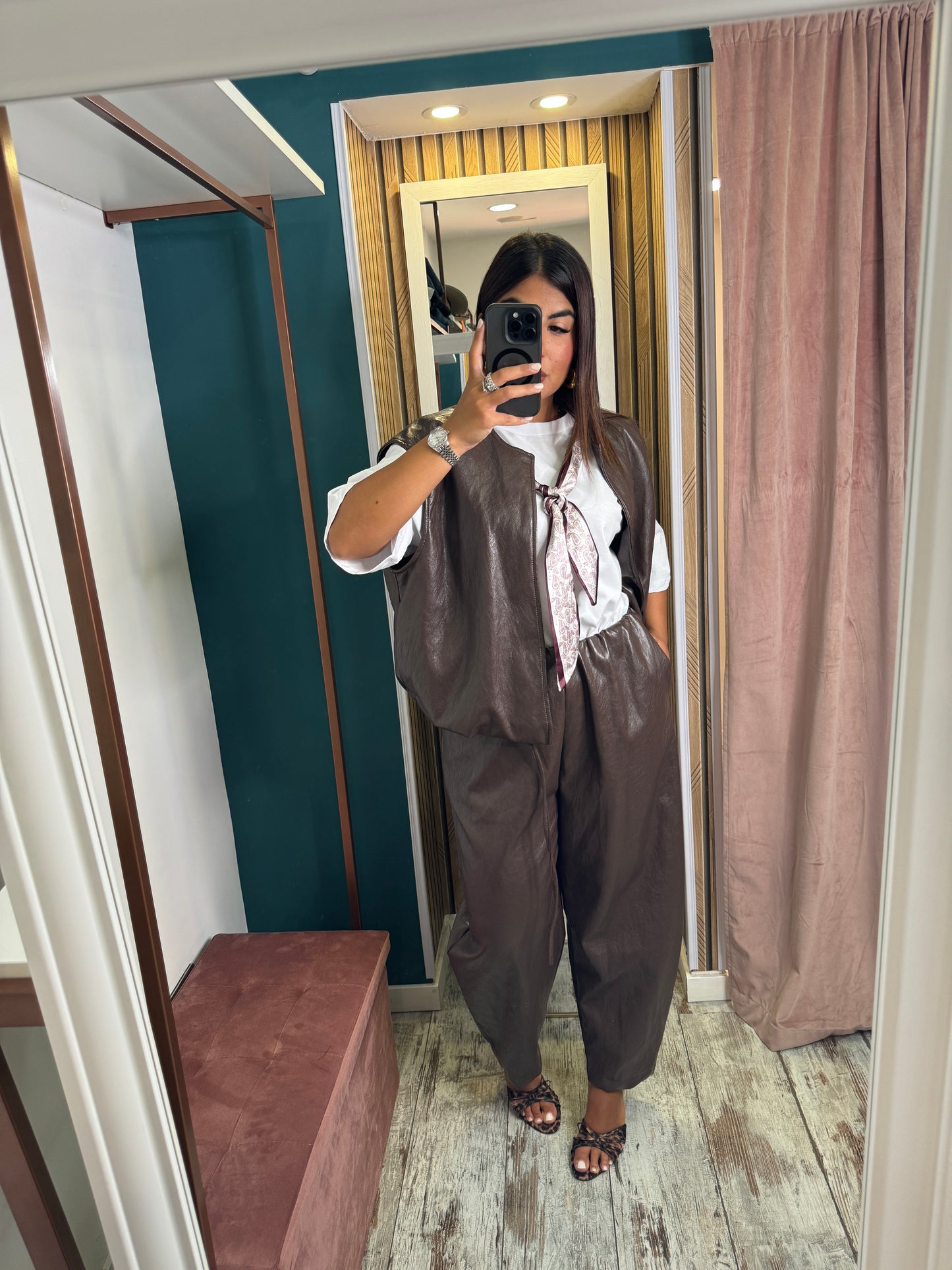 Pantaloni Justwest Leather