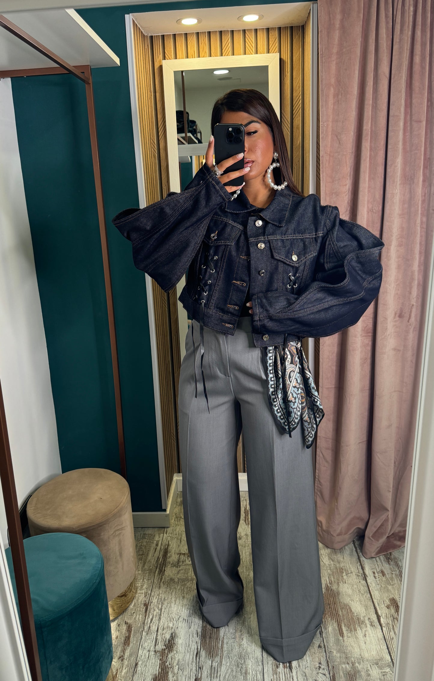Giacca denim premium