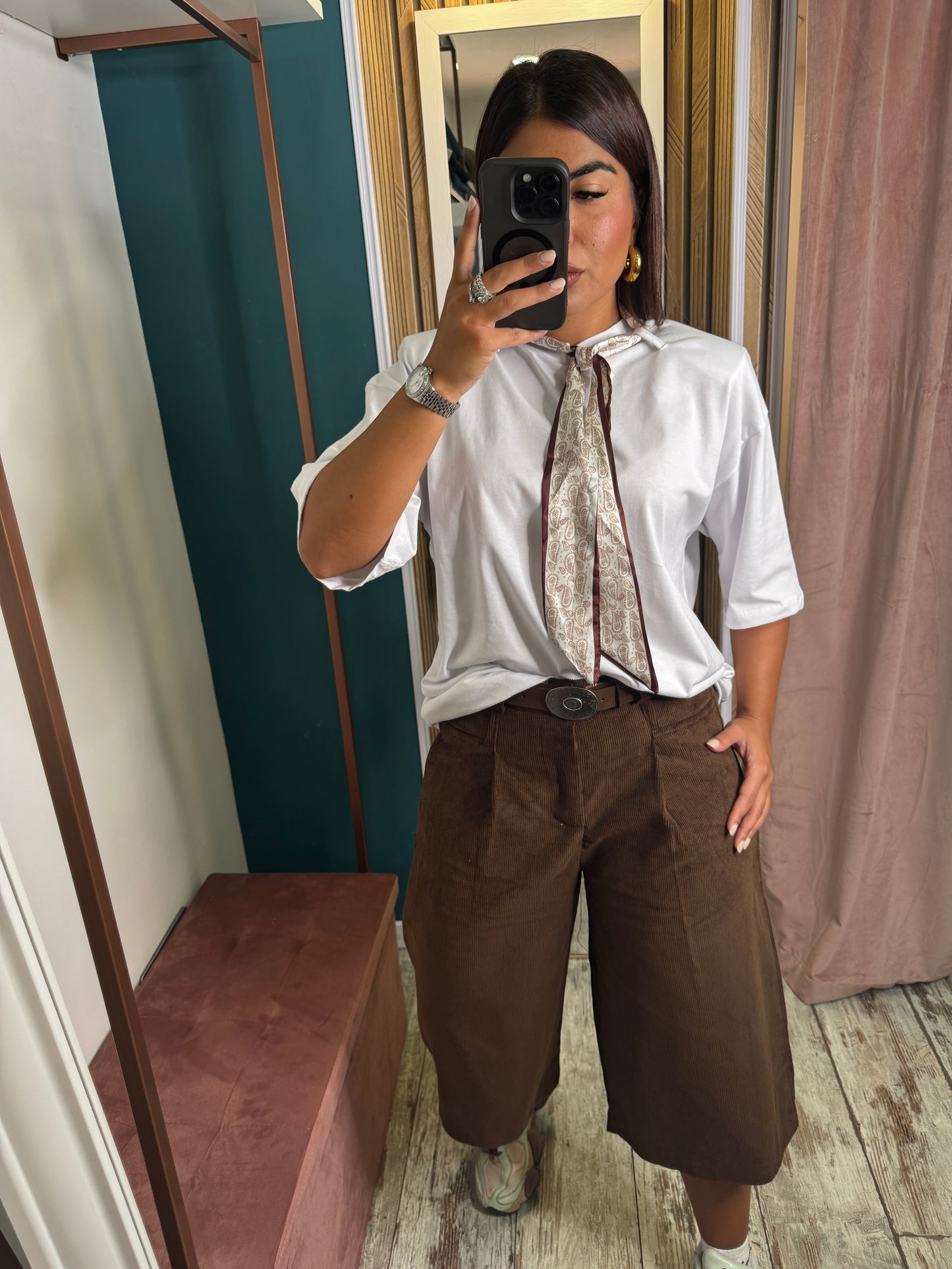 Bermuda costine velluto