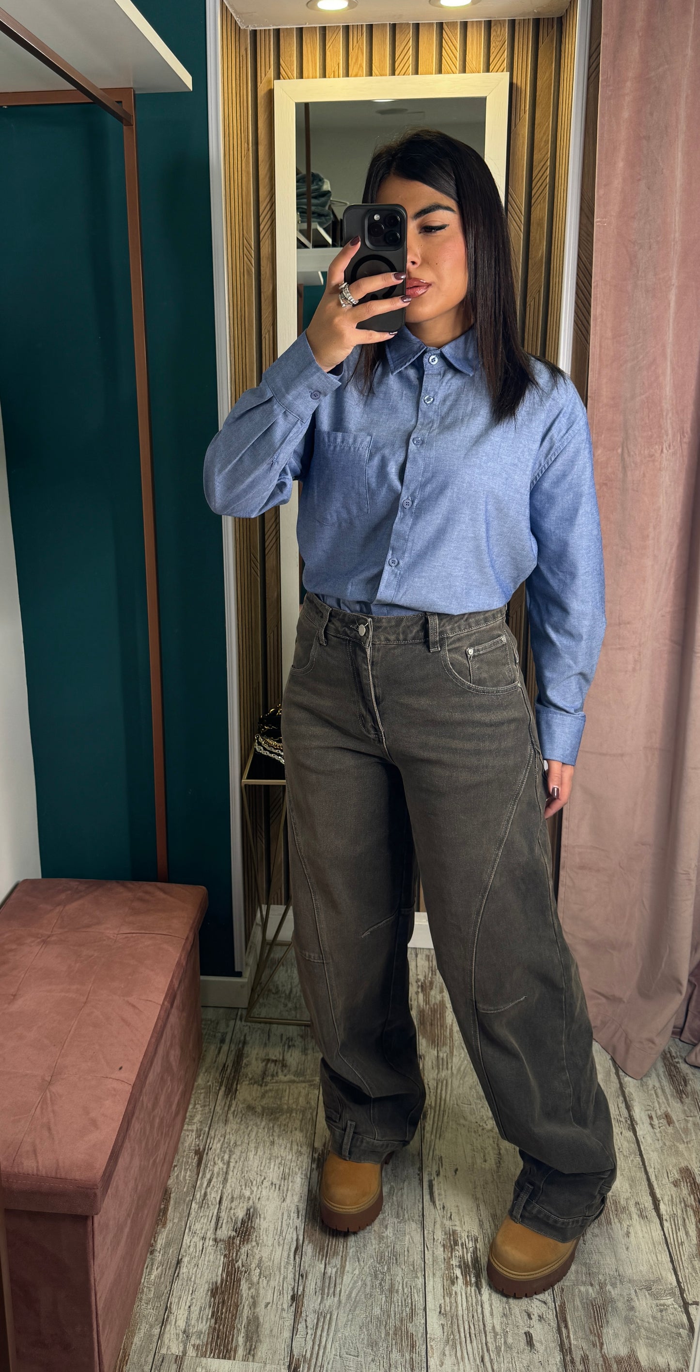 Jeans grigio sabbiato