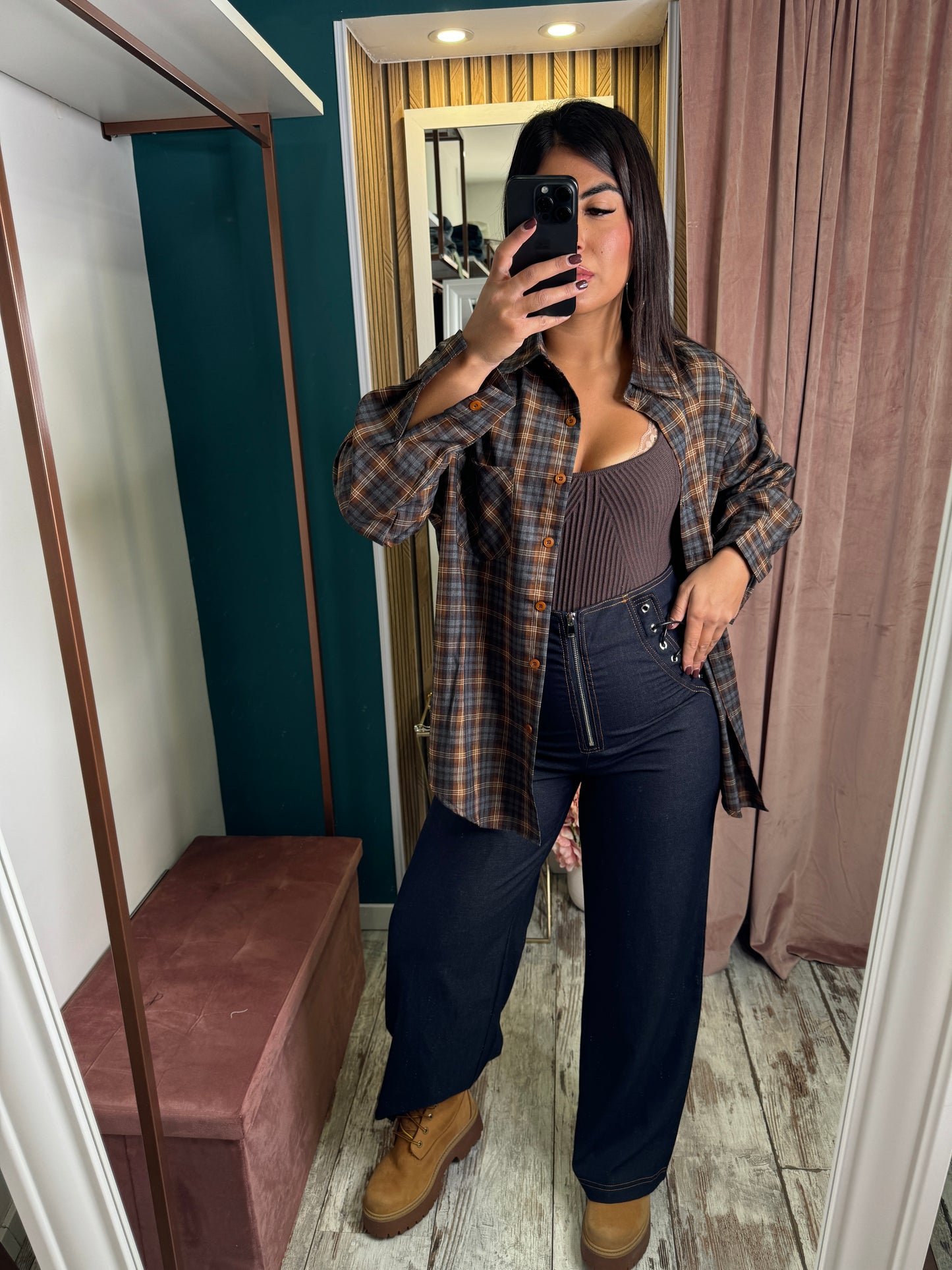 Pantaloni bustino stringato