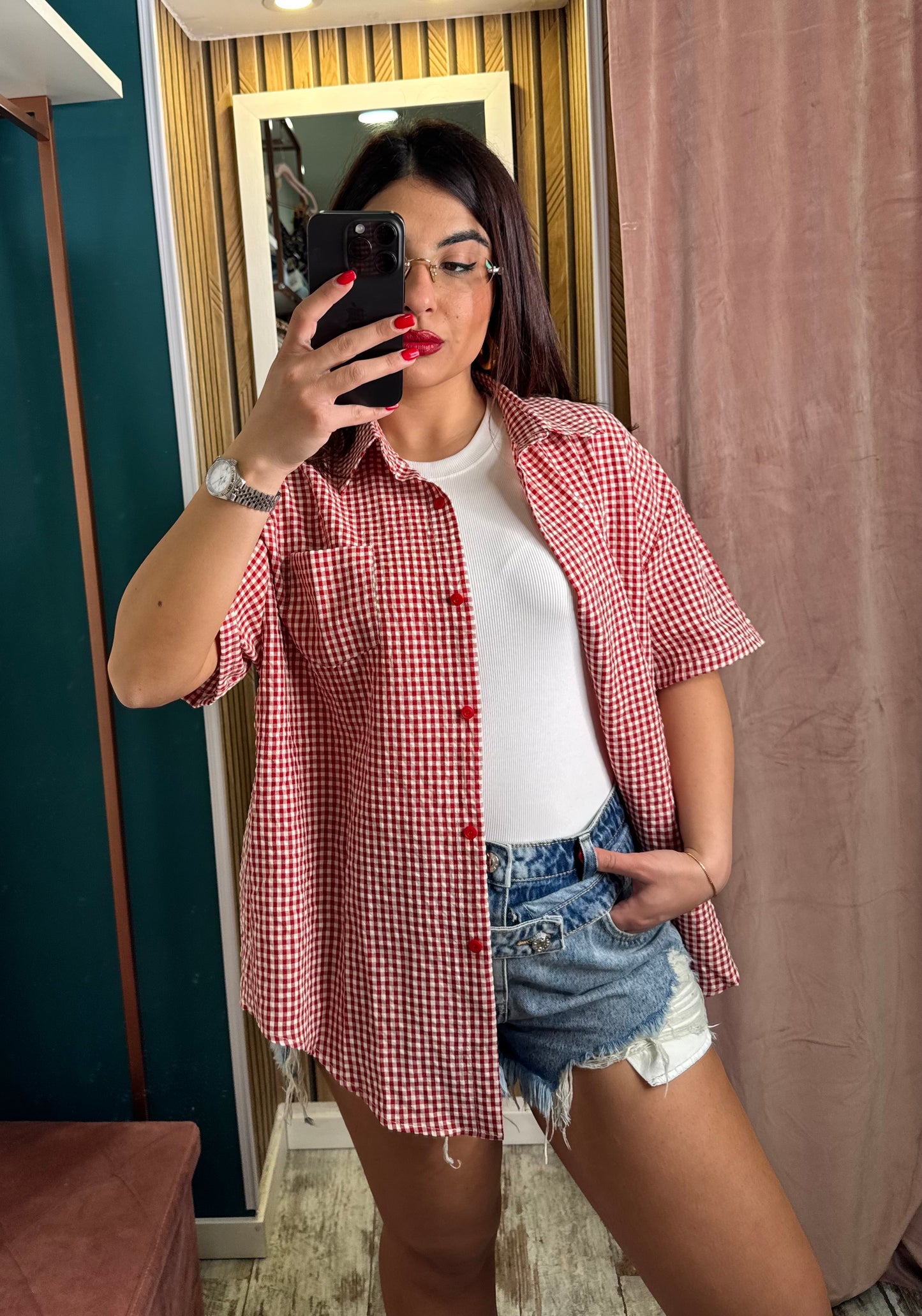 Shorts Monique azul