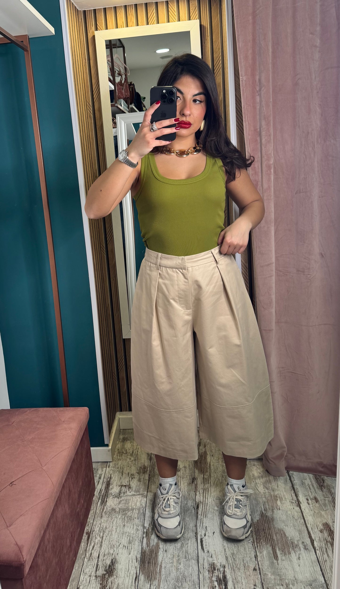Bermuda beige Heit