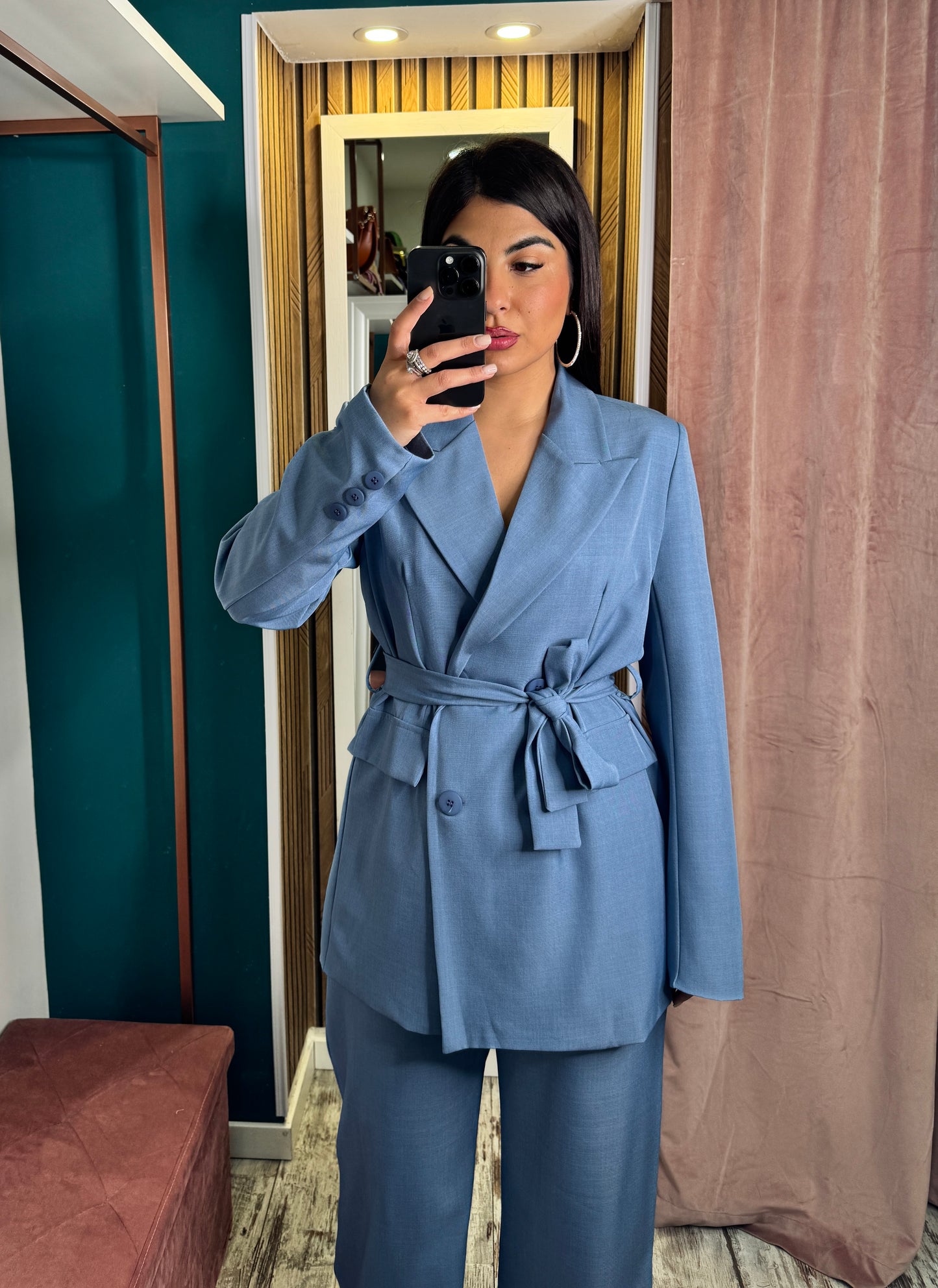 Tailleur Celeste polvere