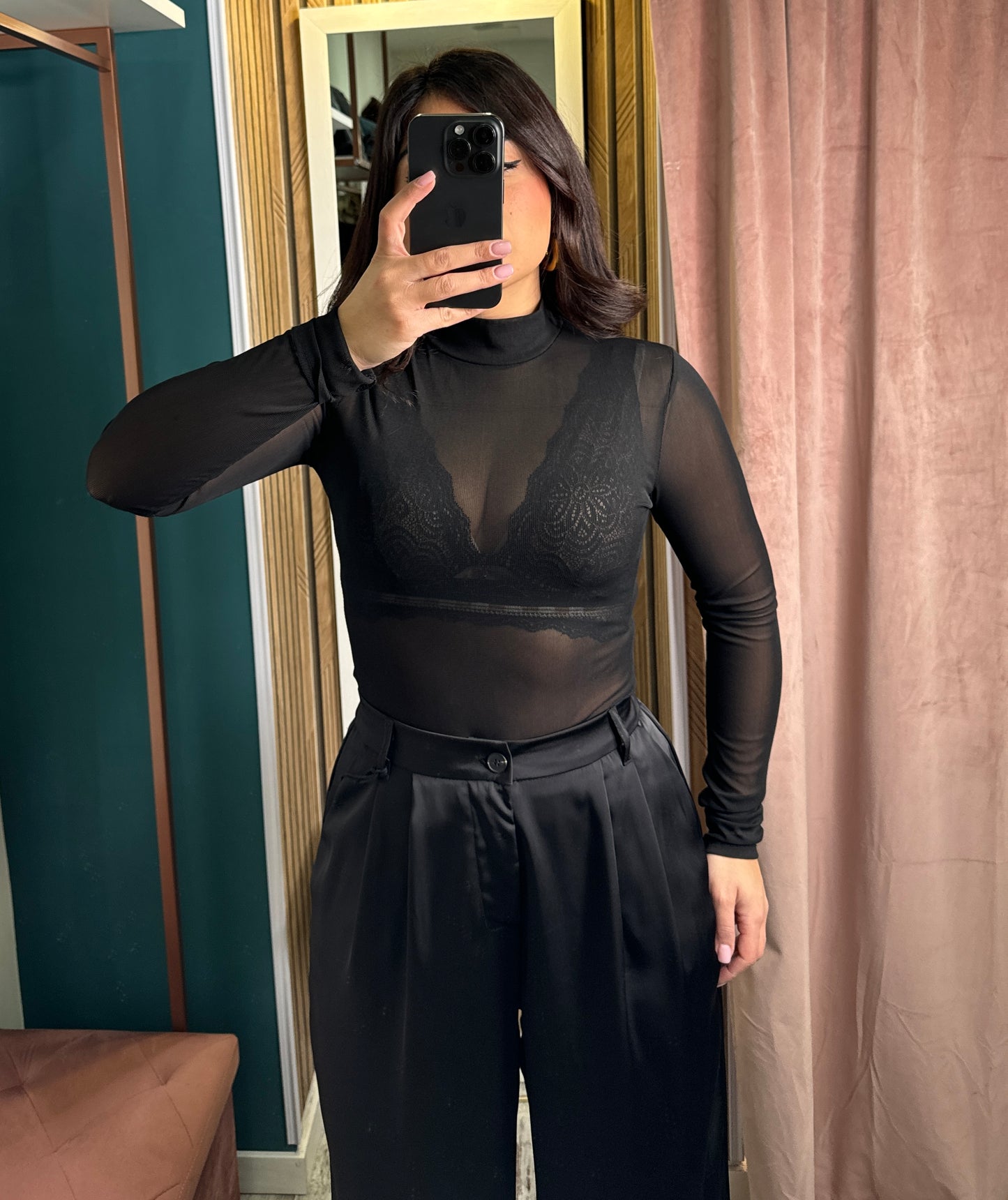 Tailleur satin