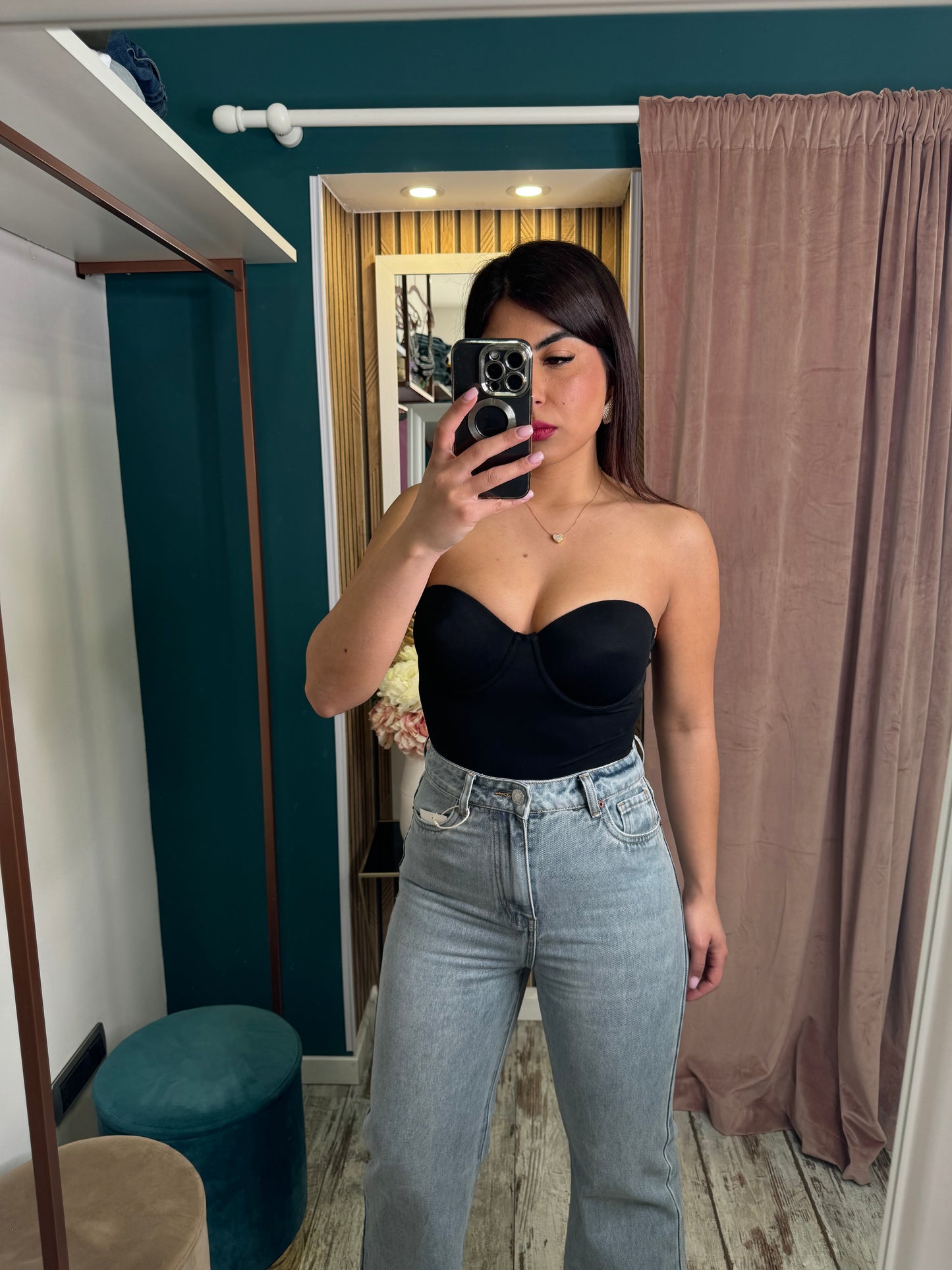 Jeans Wide leg fisso