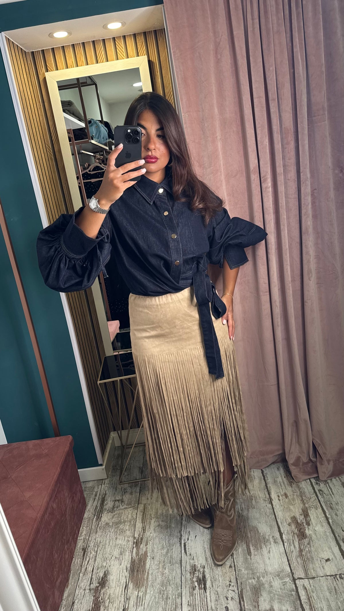 Camicia in denim Sofia