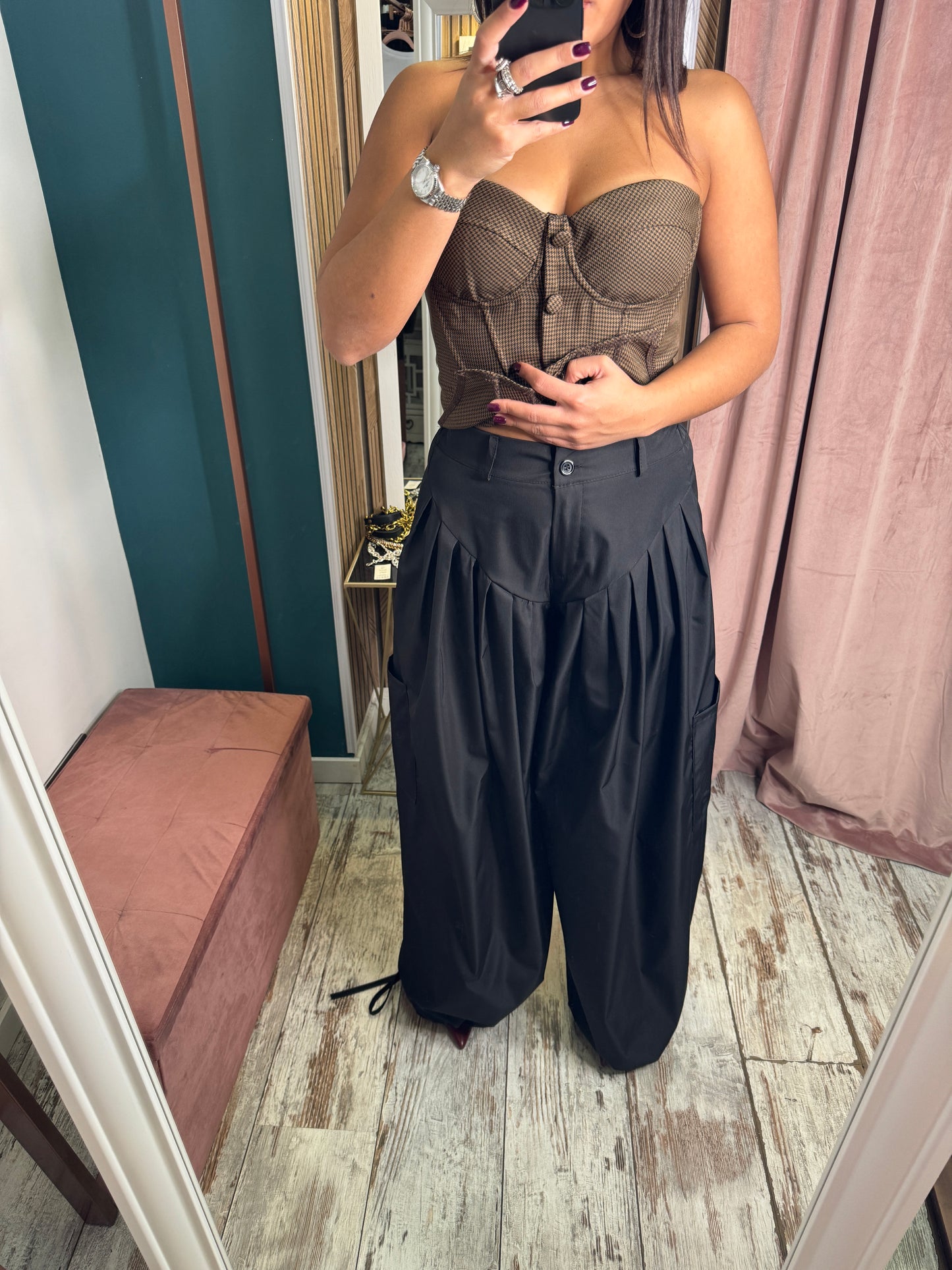 Pantaloni Plena nero