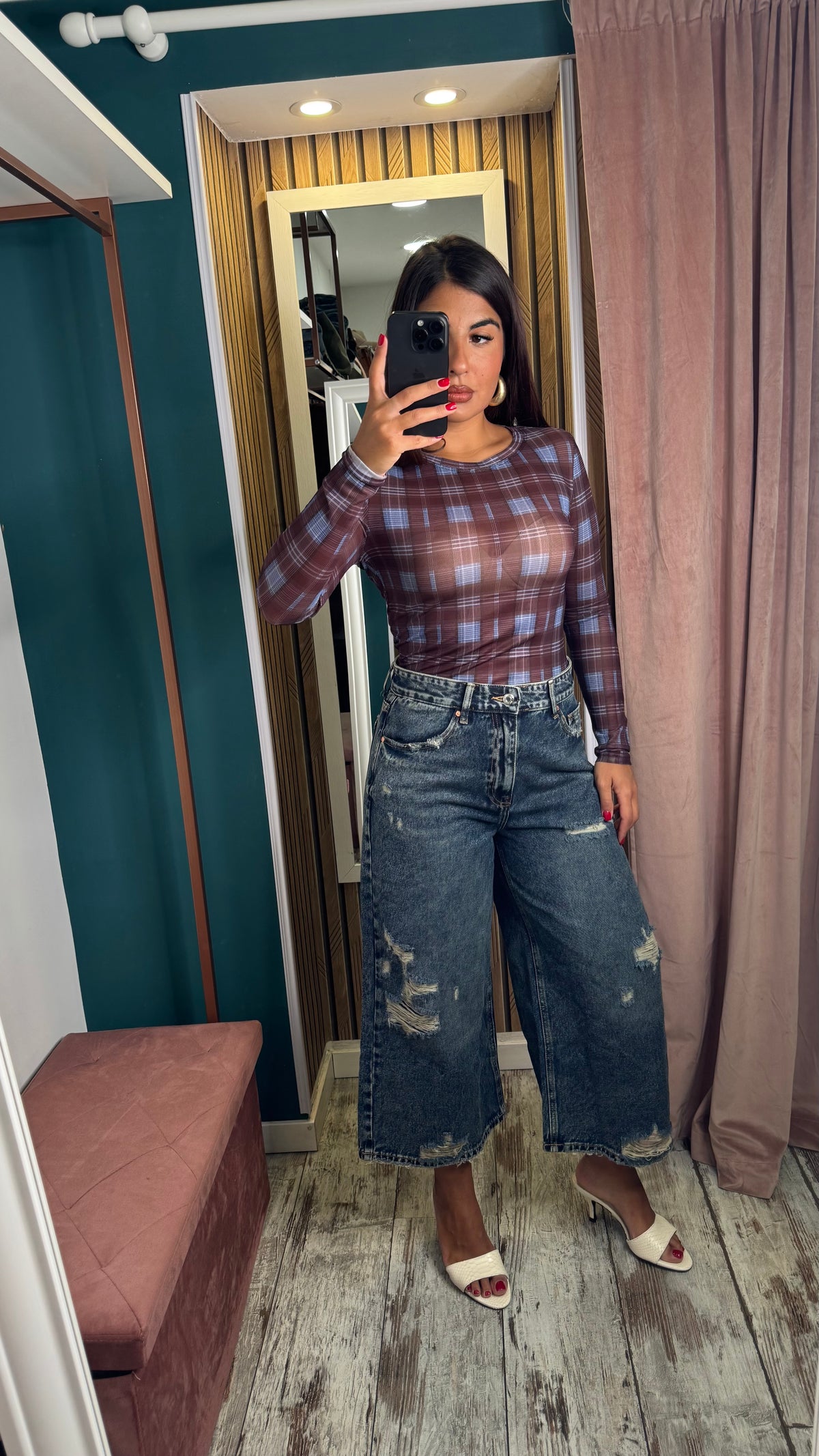 Top tartan velato