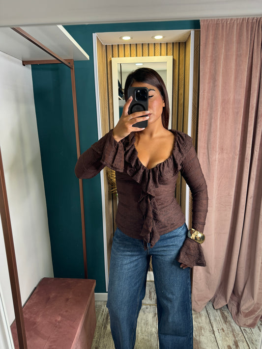 Maglia Klelia marrone
