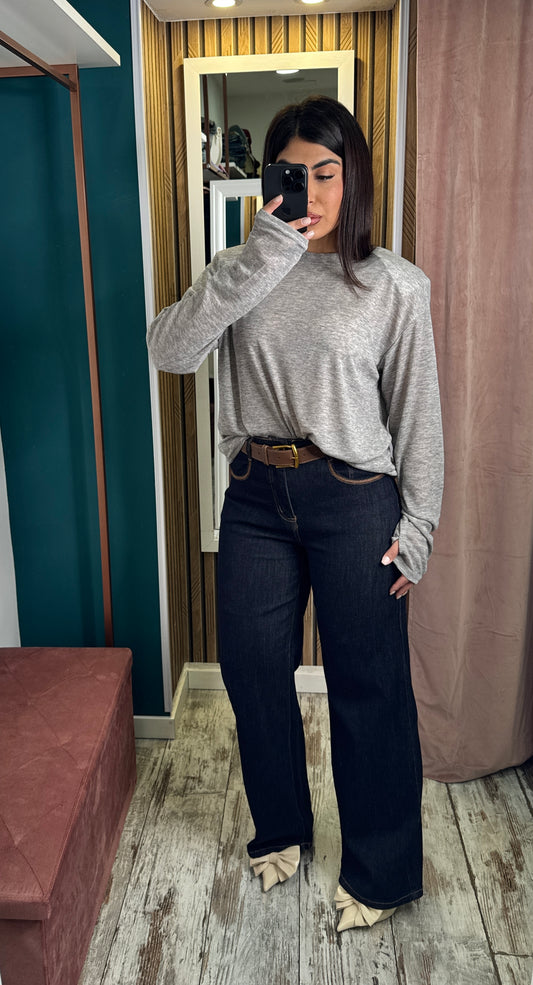 Jeans Wide Leg cintura