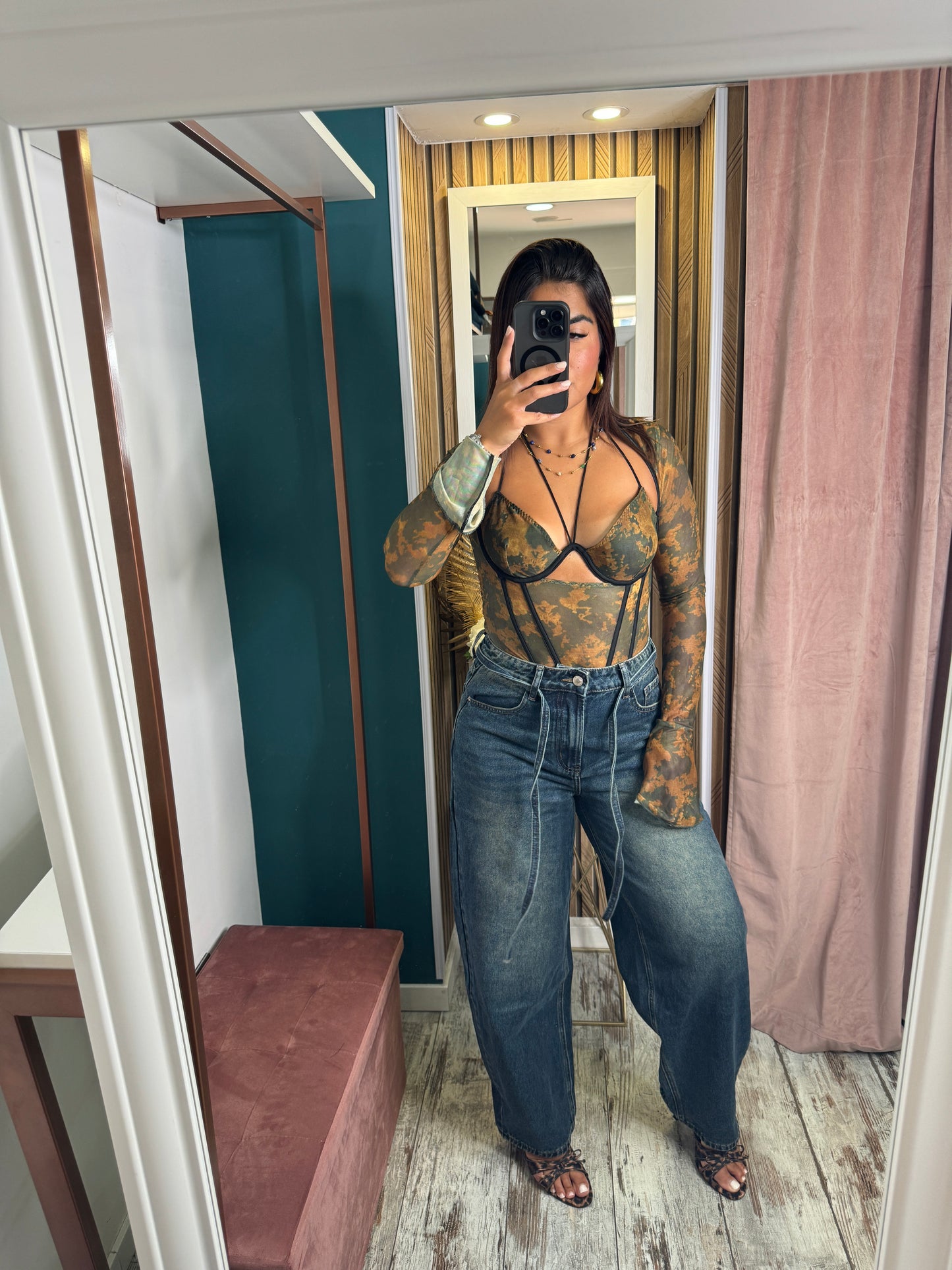 Jeans Mom laccetti