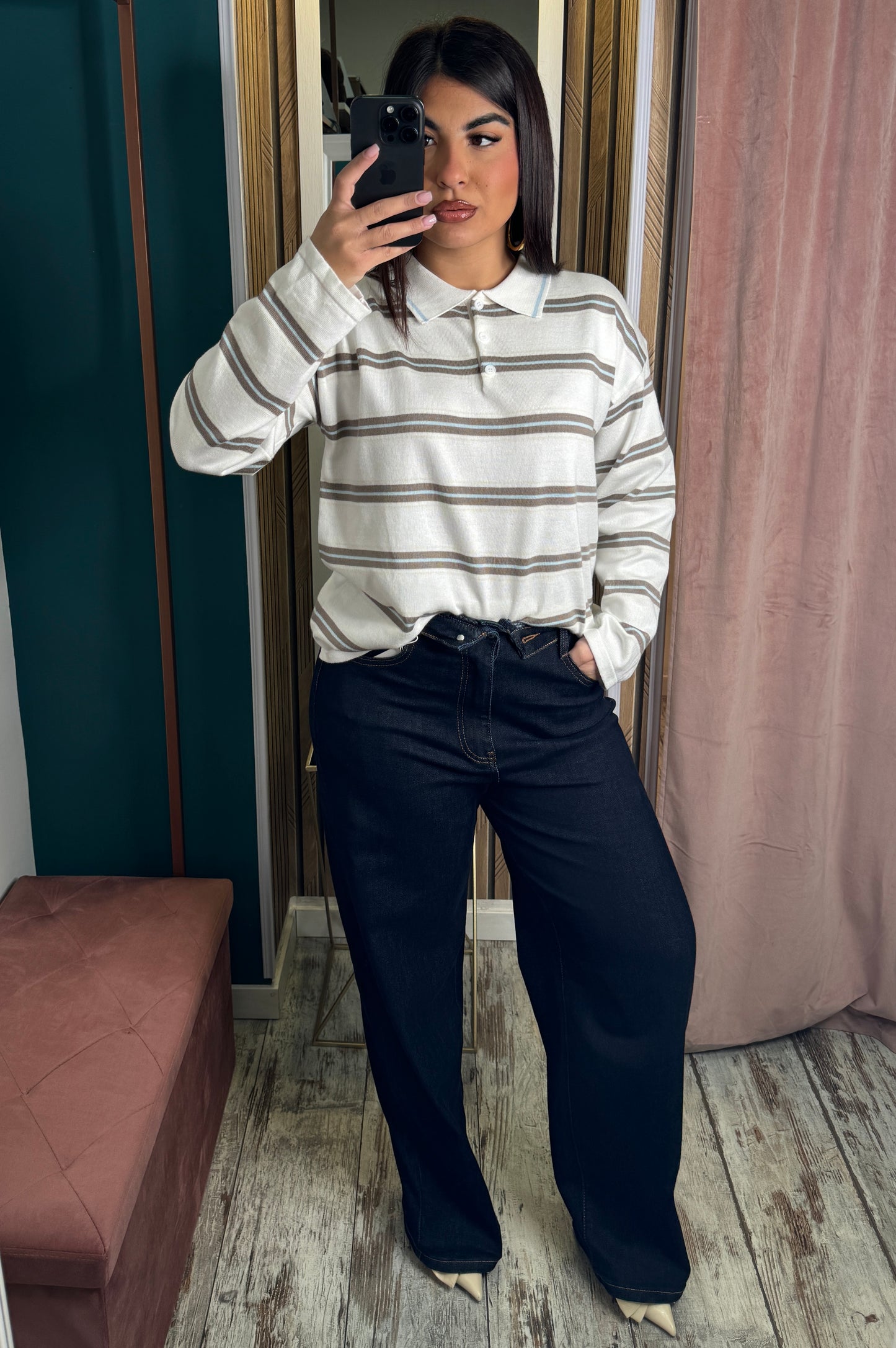 Polo filo righe
