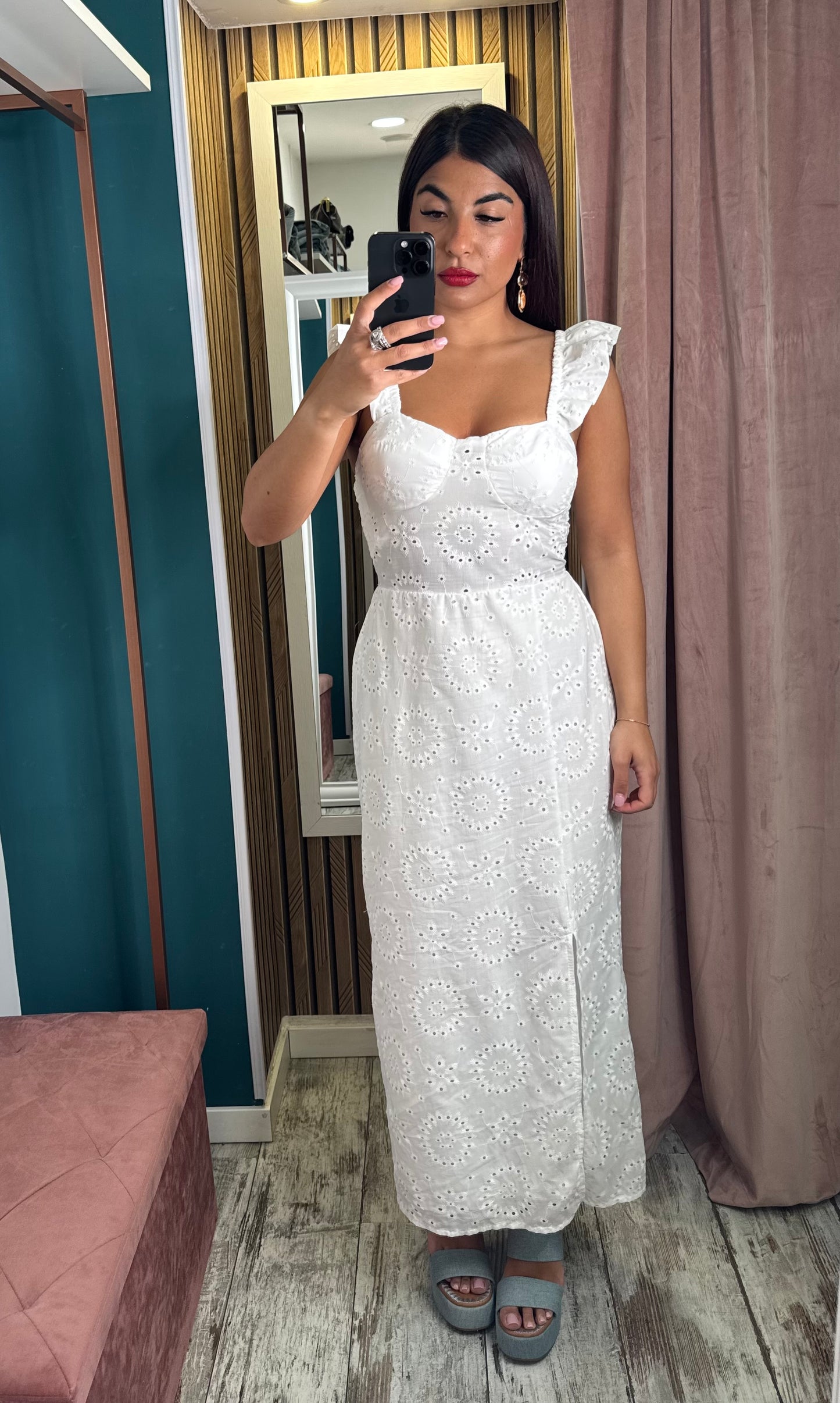 Vestito San Gallo Bianco