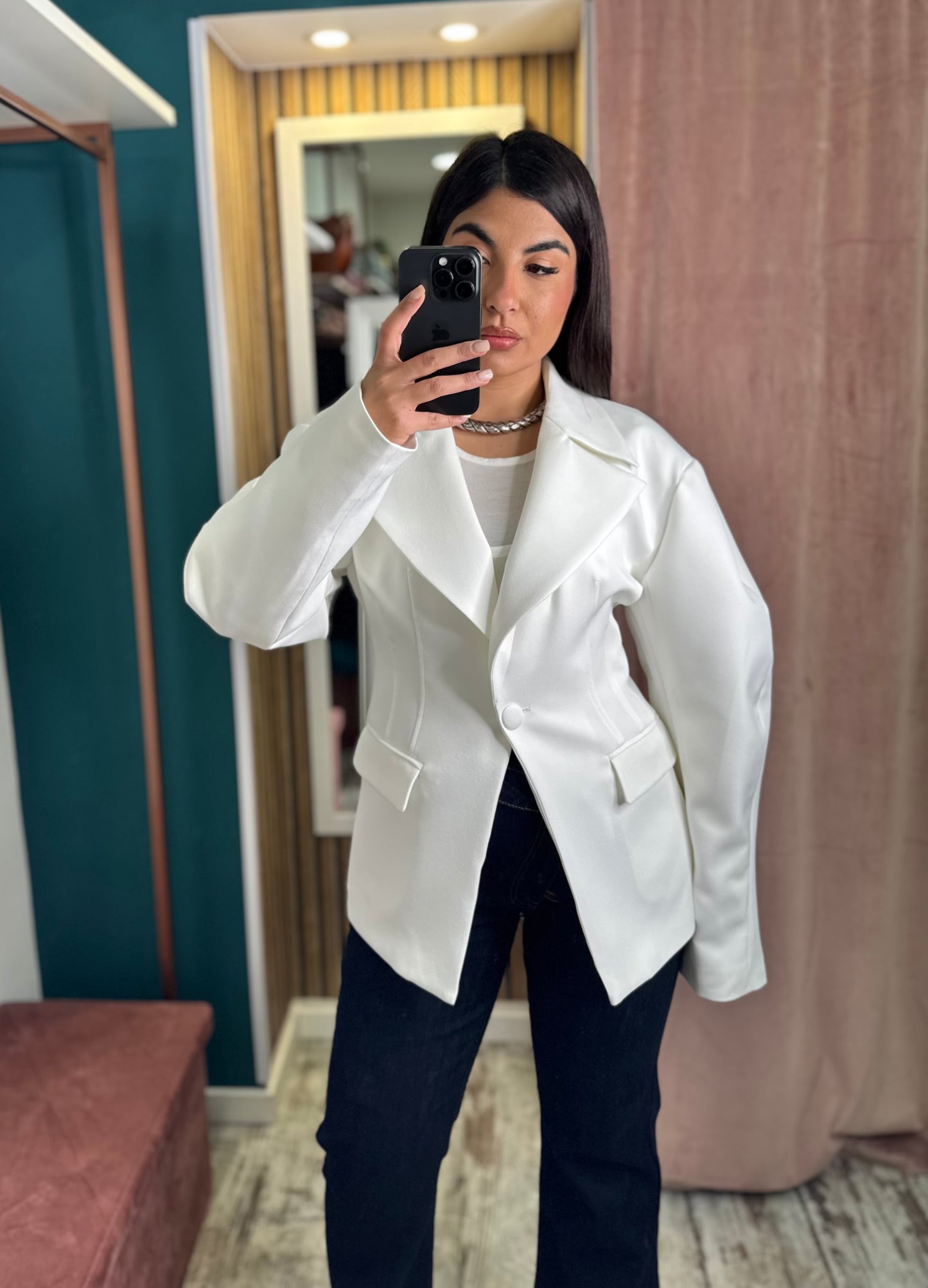 Blazer Yle bianco