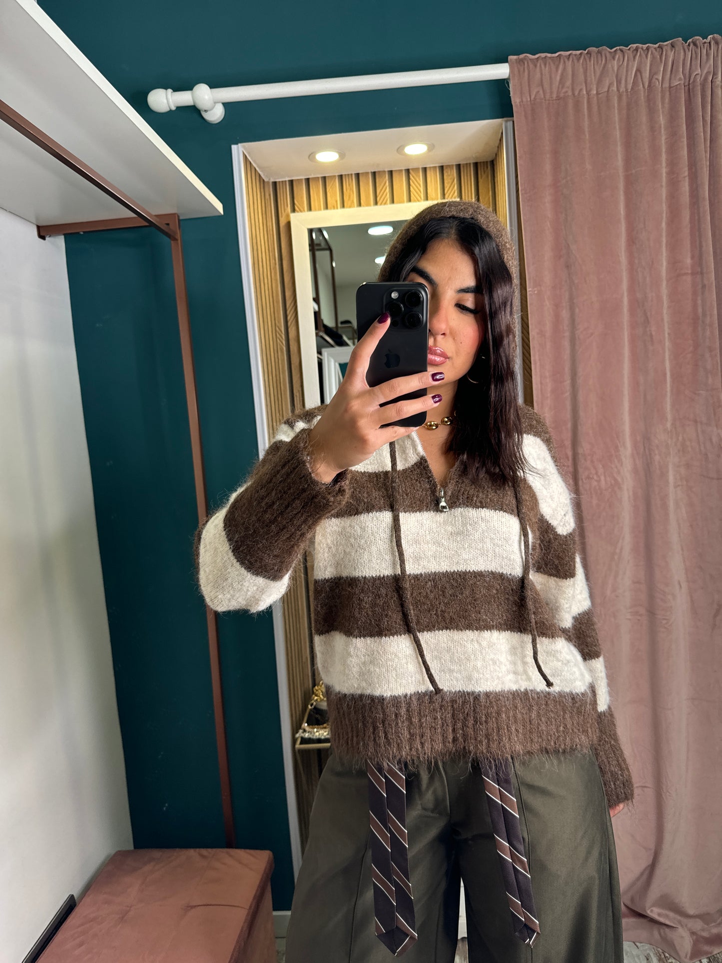 Pullover cappuccio Ami