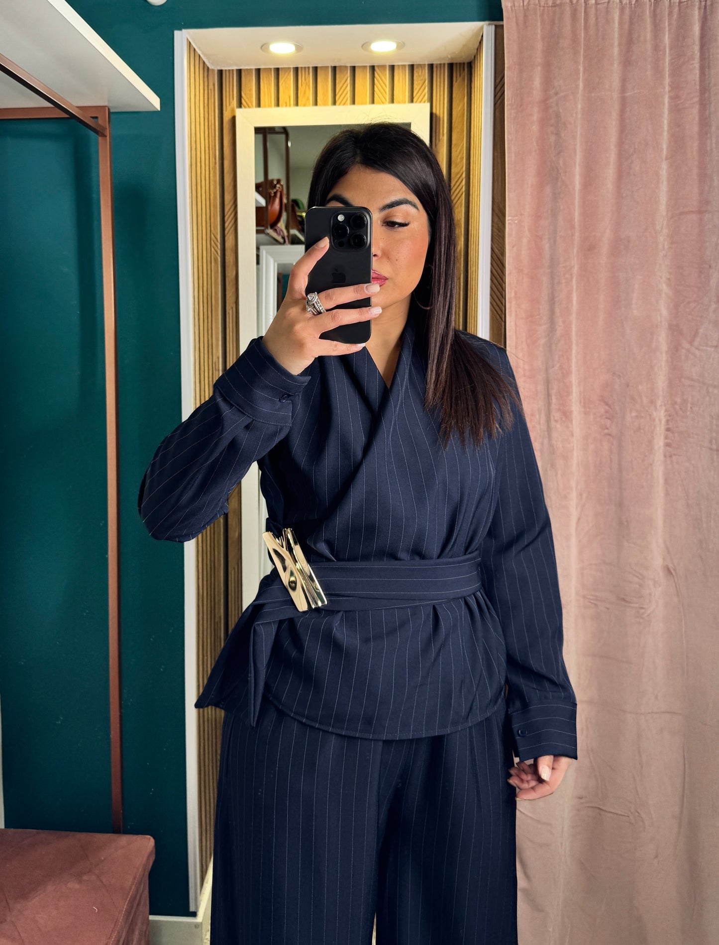 Tailleur Sofia blu