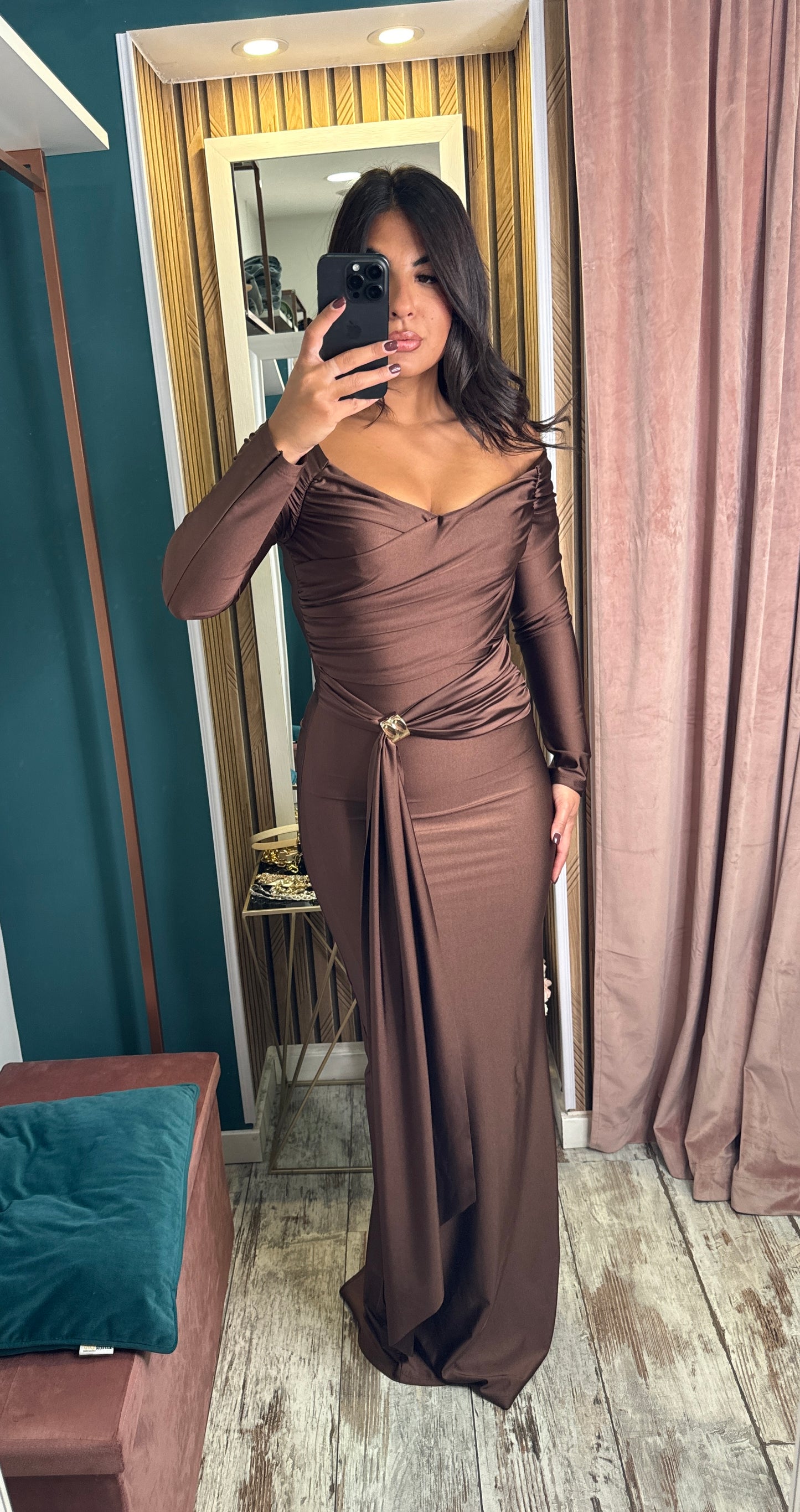 Vestito Rihanna marrone