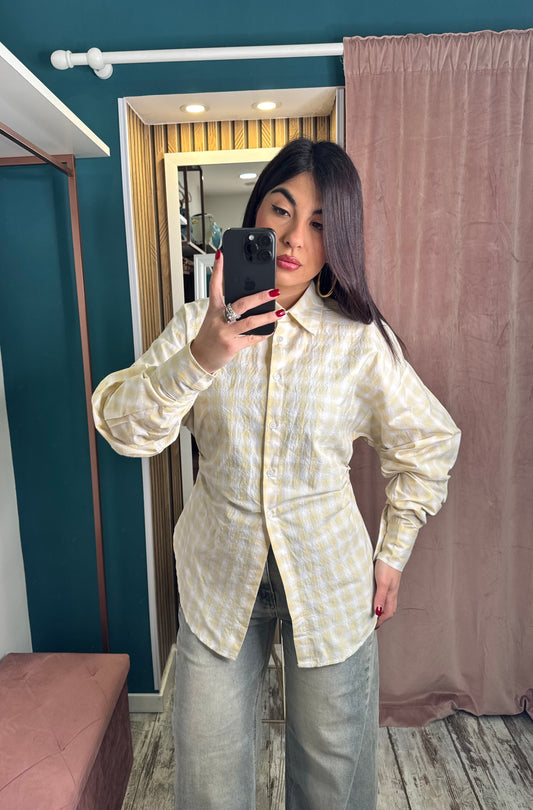 Camicia quadretti Yellow