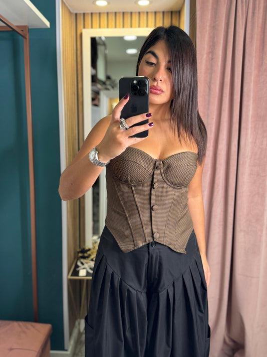 Corpetto pied de poule