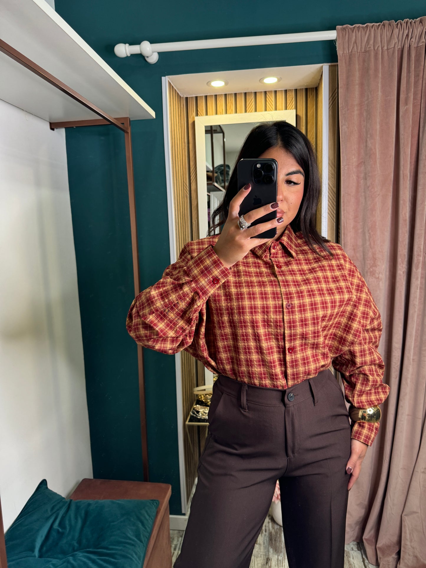 Camicia quadretti red