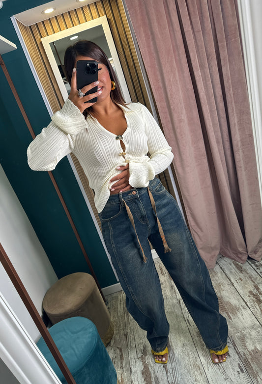Jeans Ballon laccio