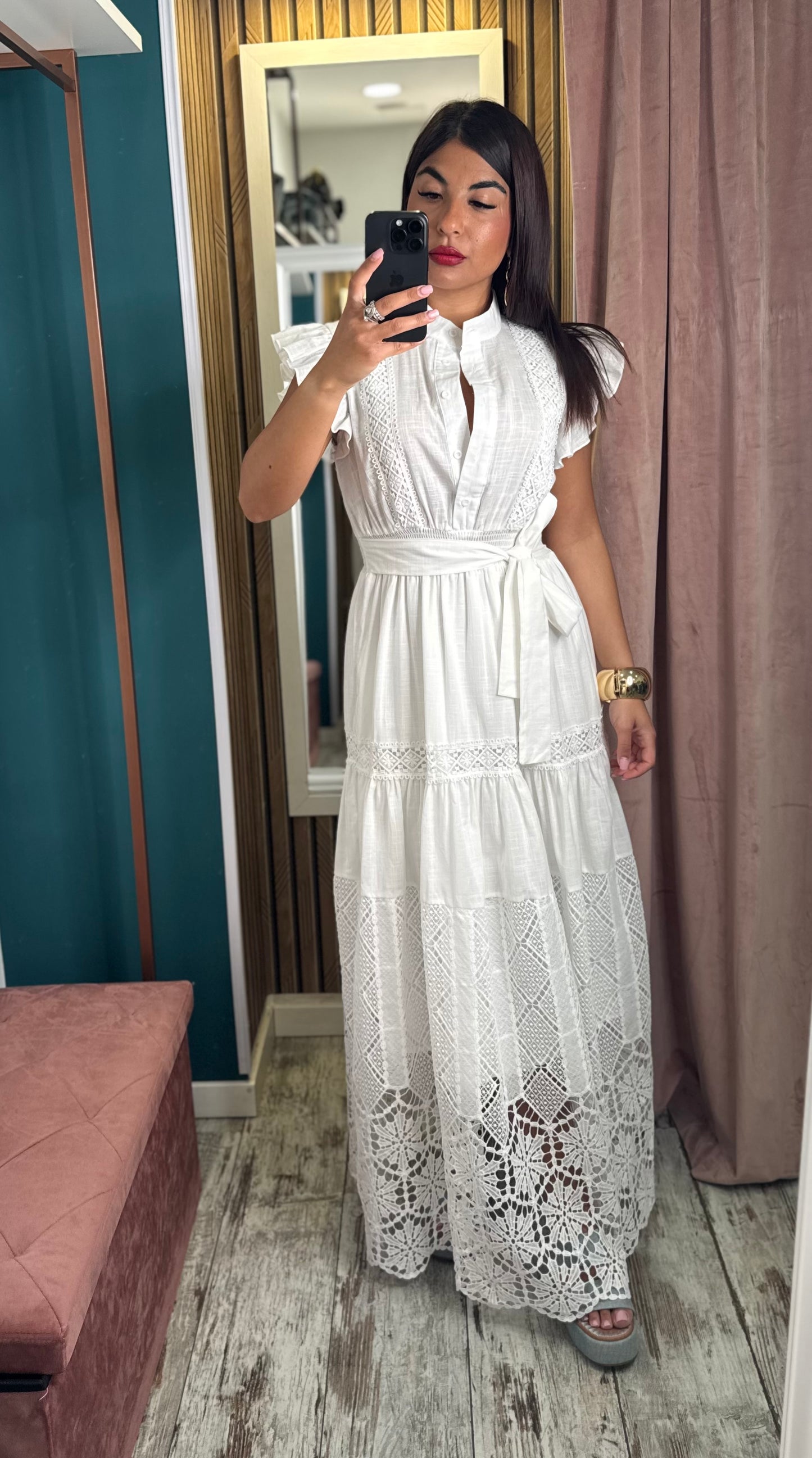 Vestito Ylenia bianco