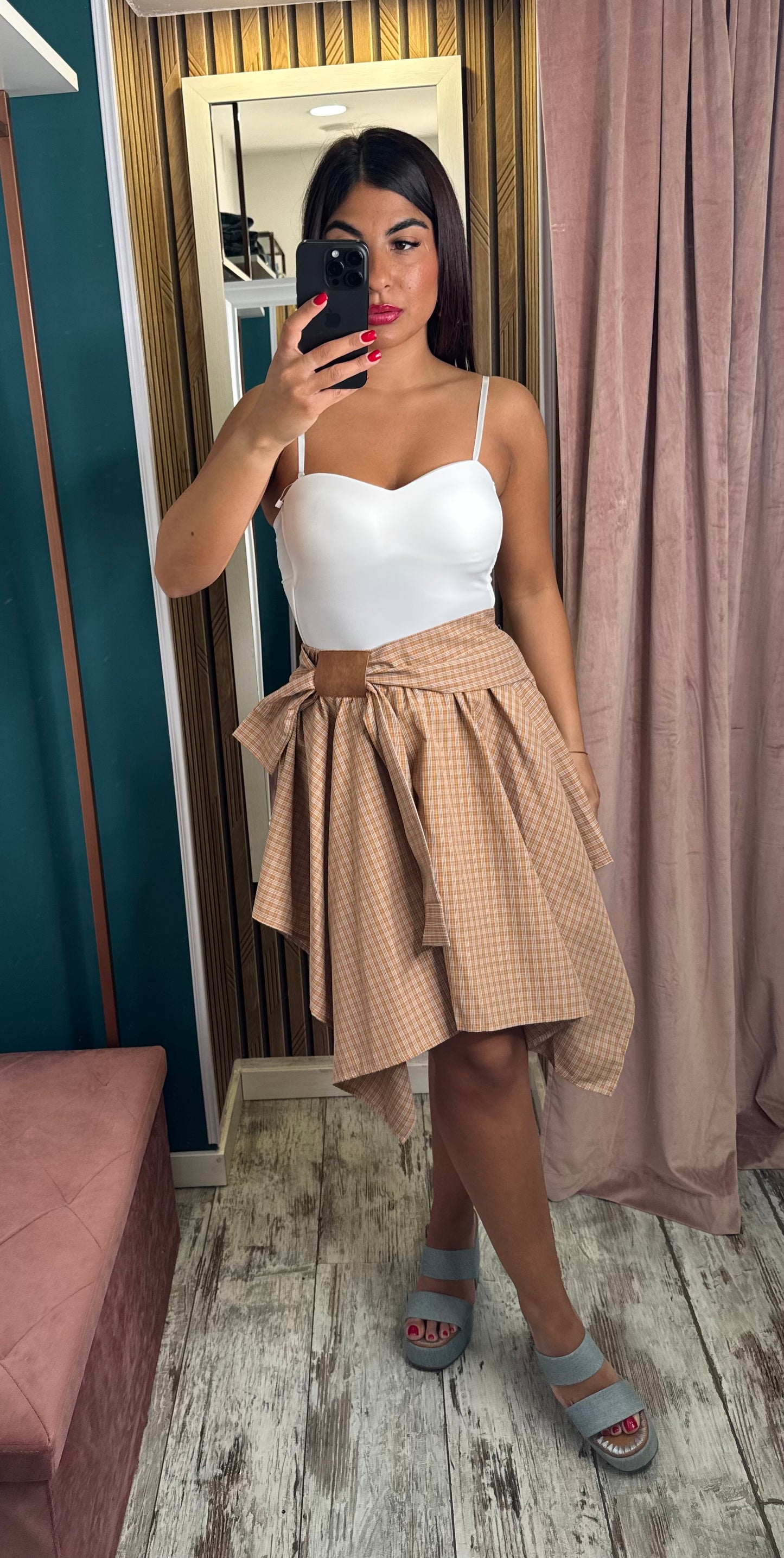 Top lycra con coppe