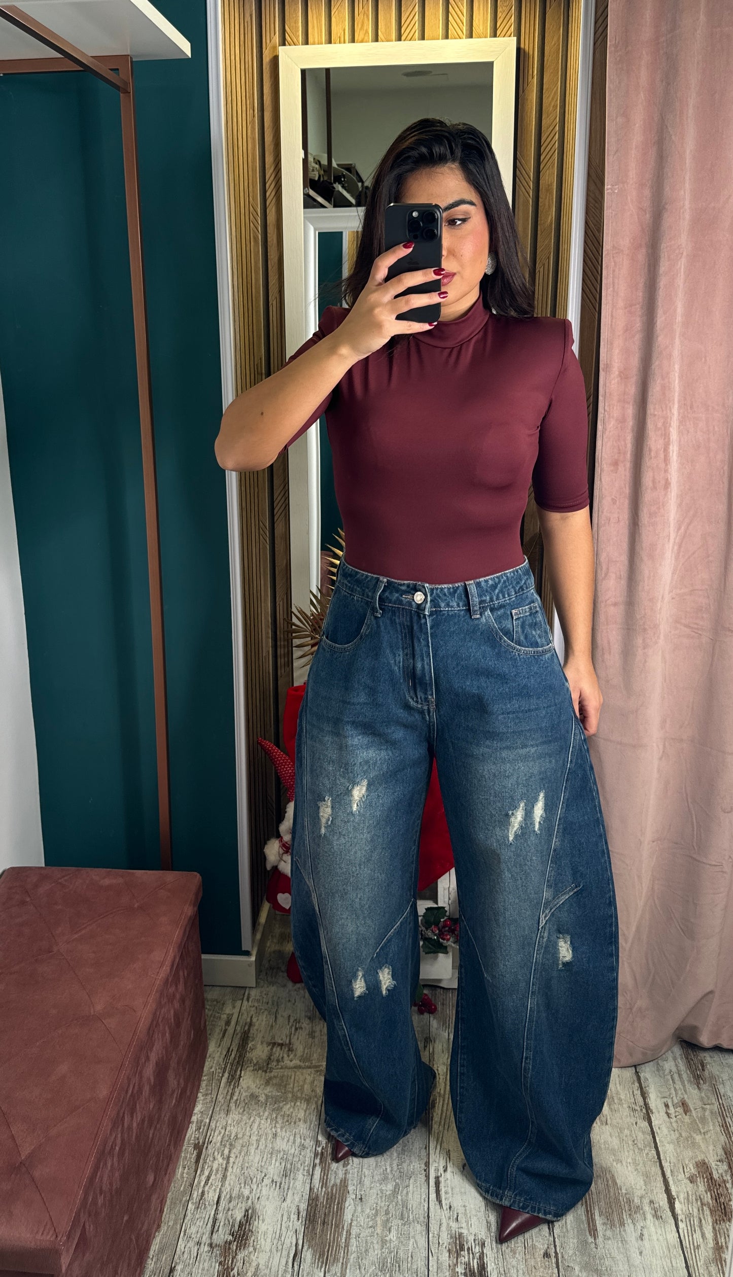 Jeans BallonFit azzurro