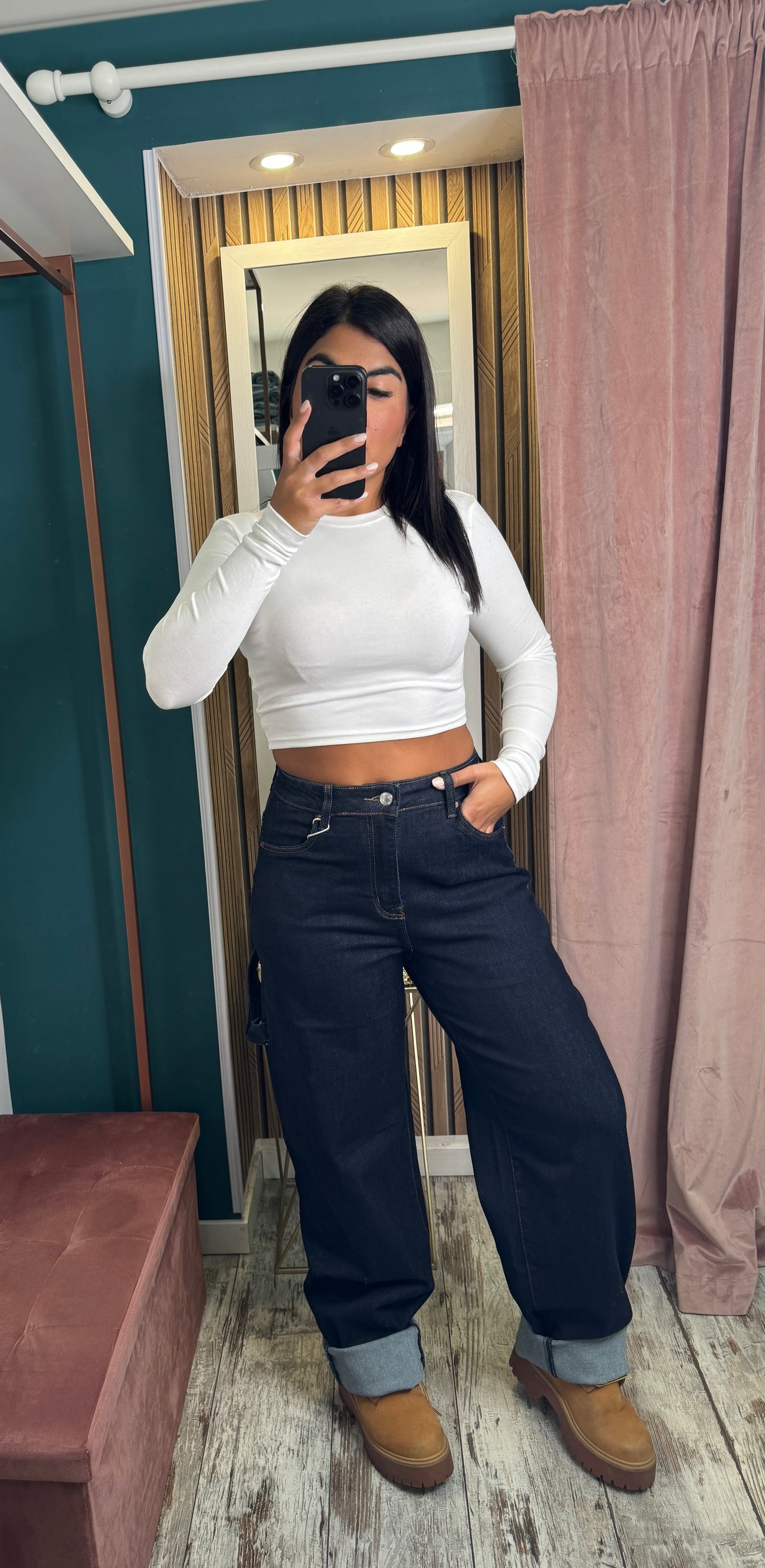 Jeans ballon Capri blu