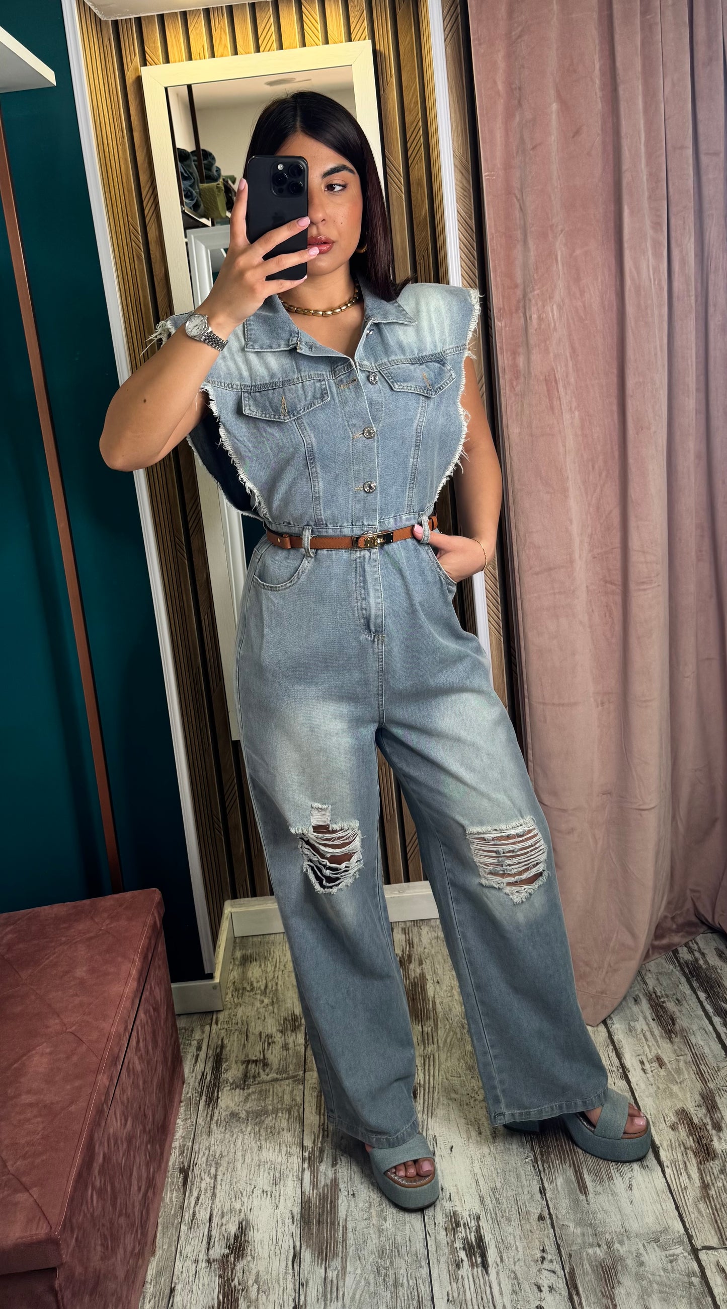 Jumpsuit denim light