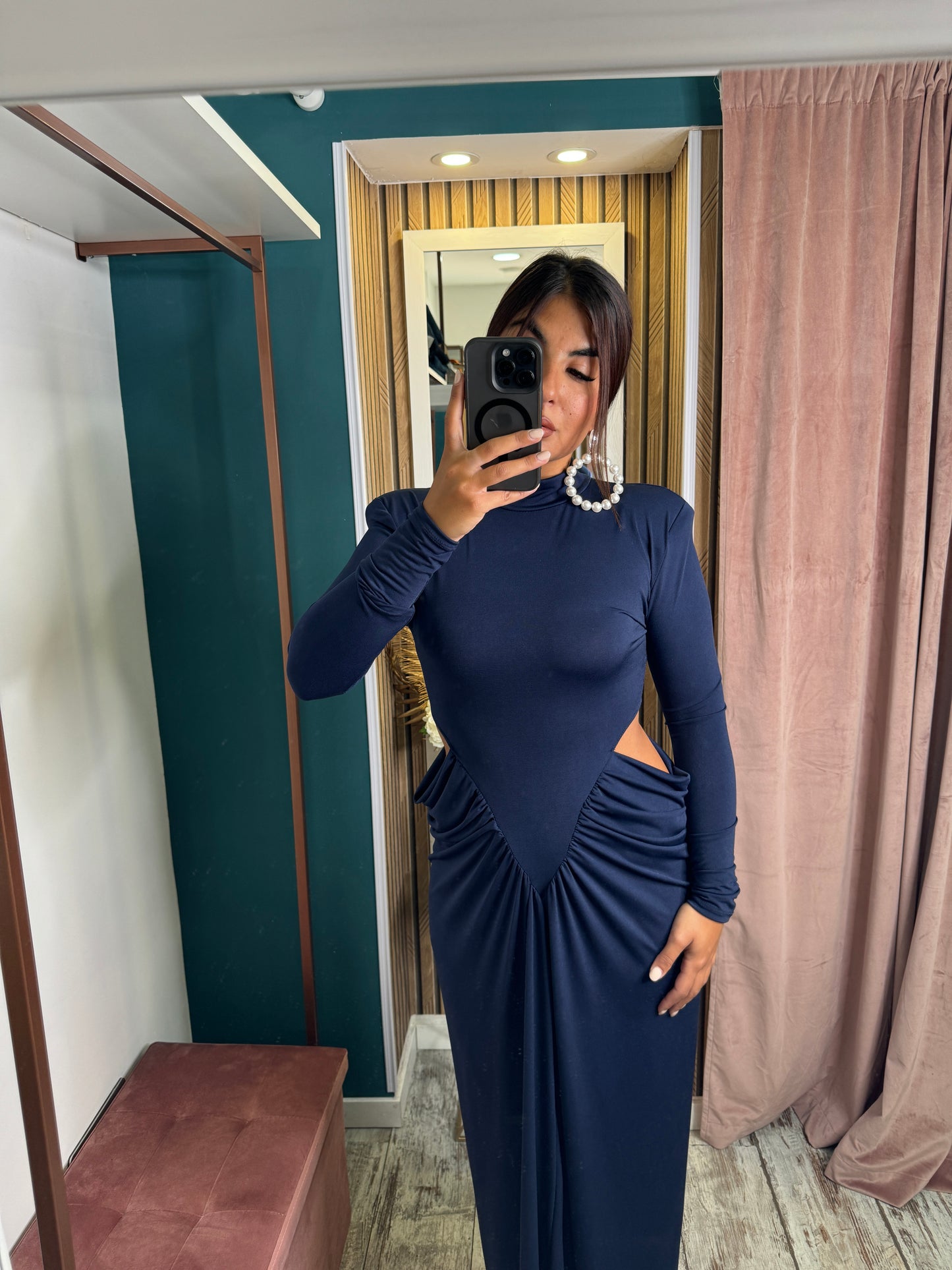 Vestito imperial blu