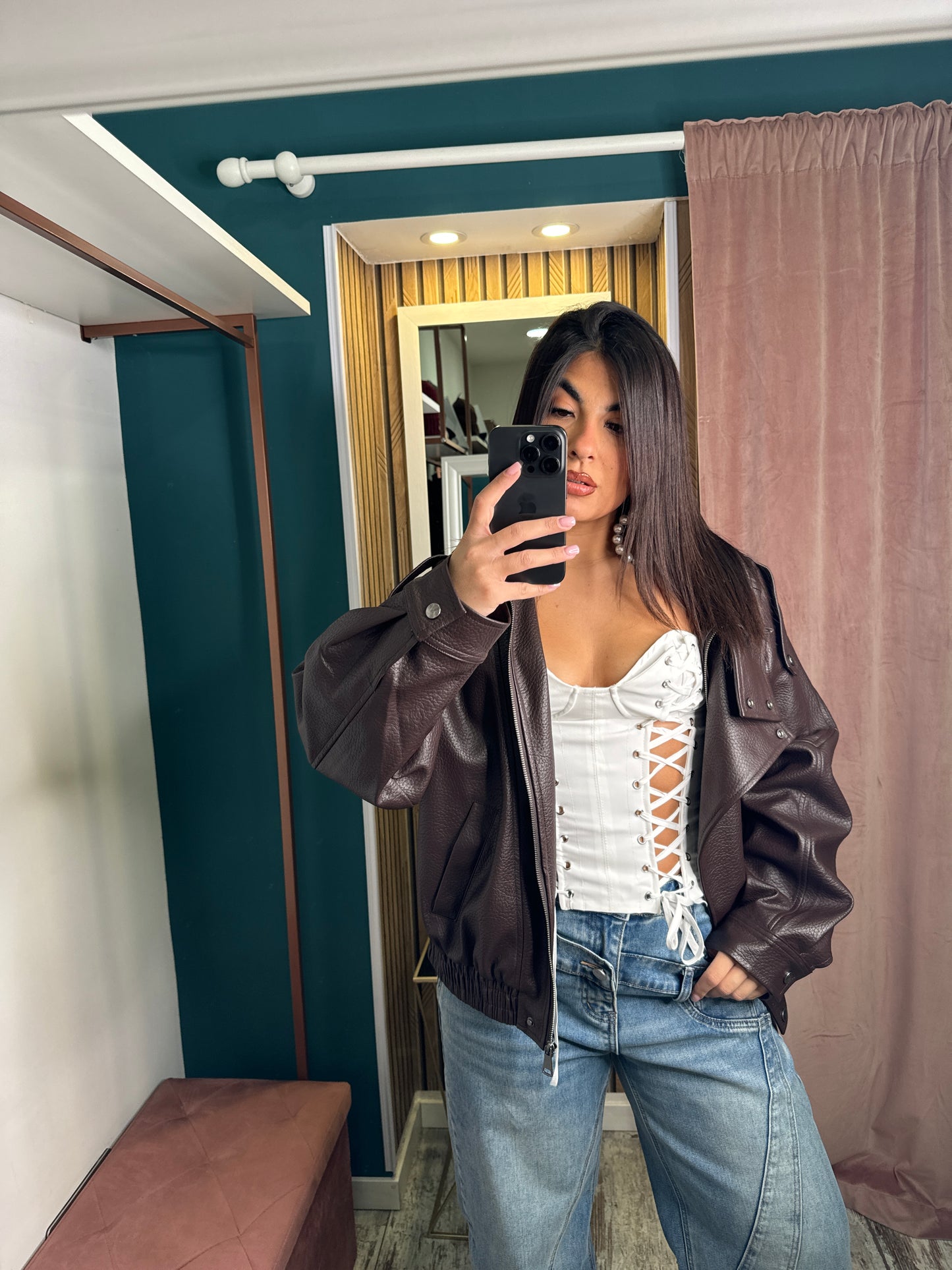 Bustier bianco