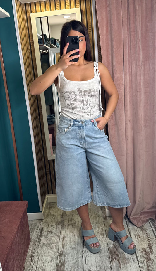 Bermuda Baggy azzurro