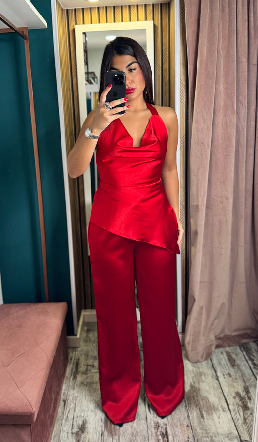 Cordset satin red