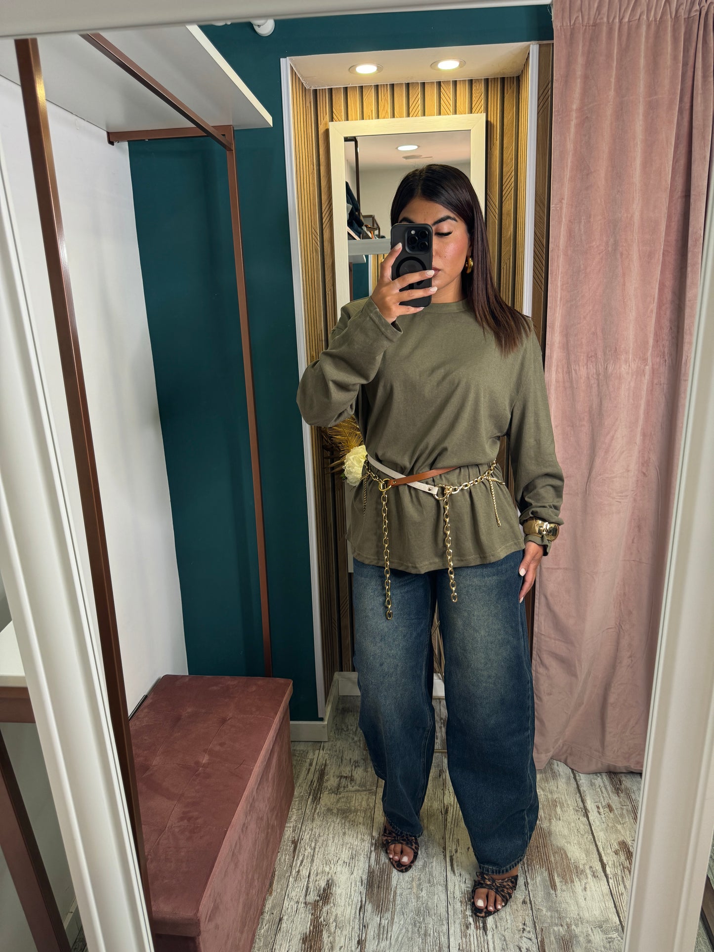 Jeans Mom laccetti