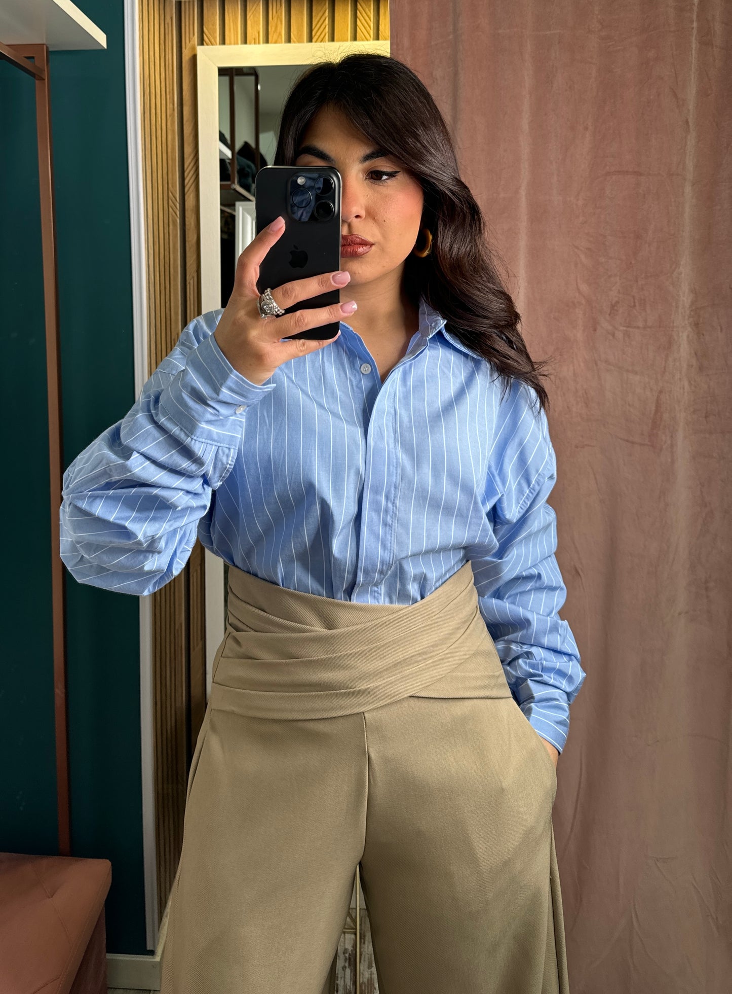 Pantaloni Daria beige