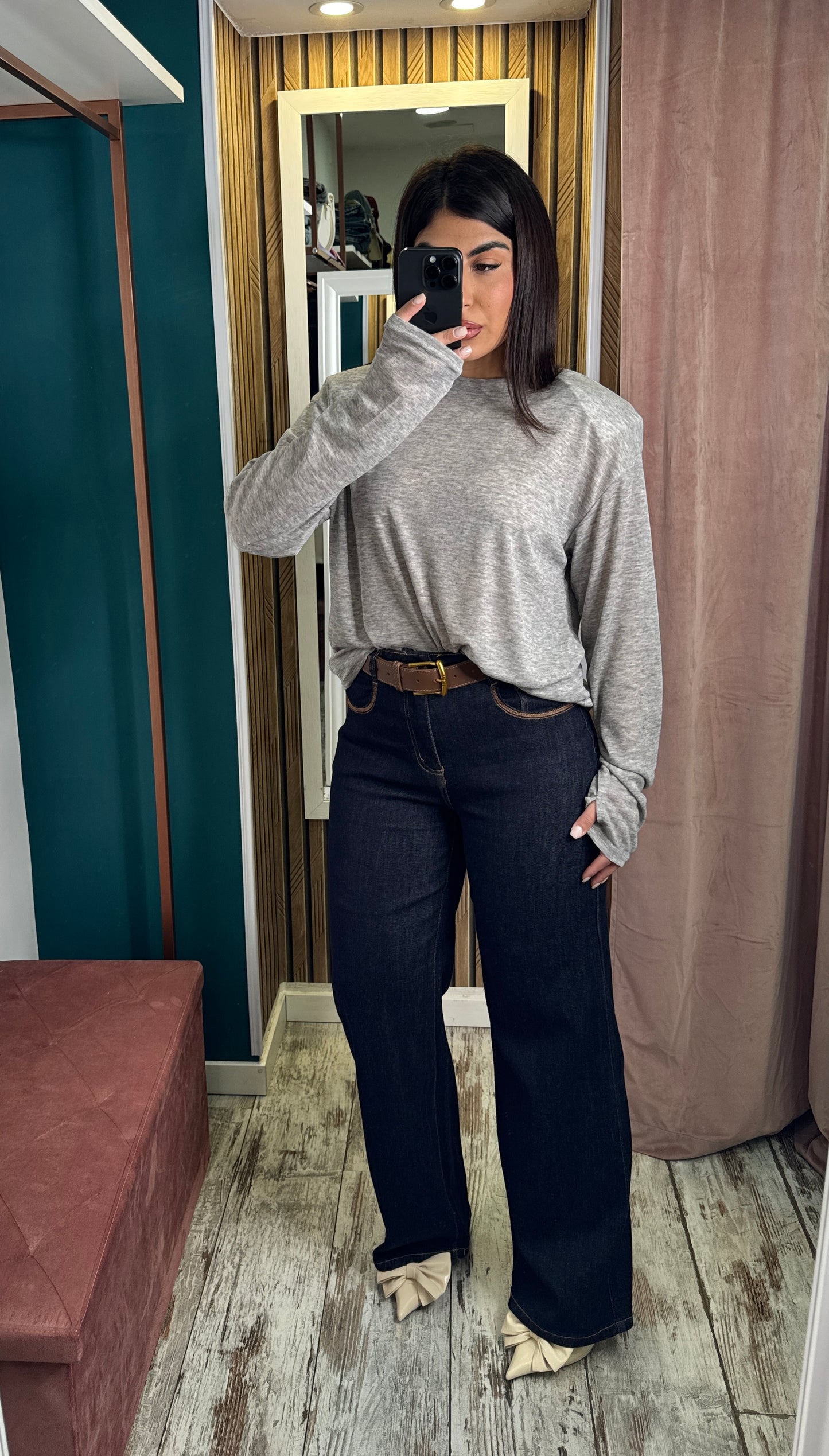 Jeans Wide Leg cintura