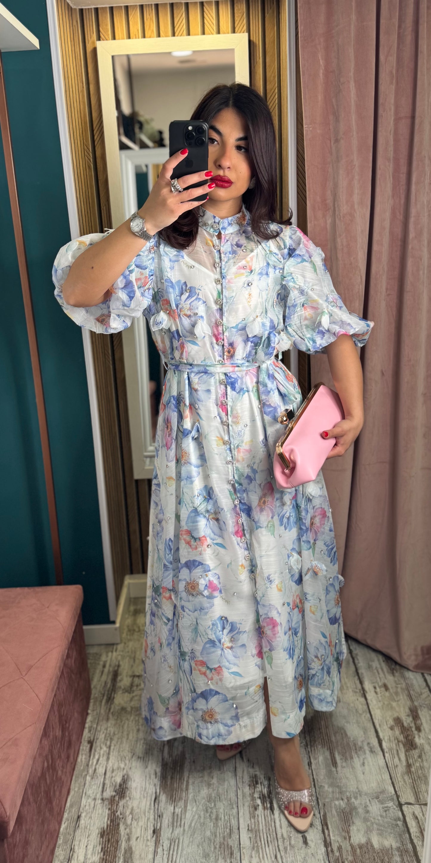 Vestito lungo flowers