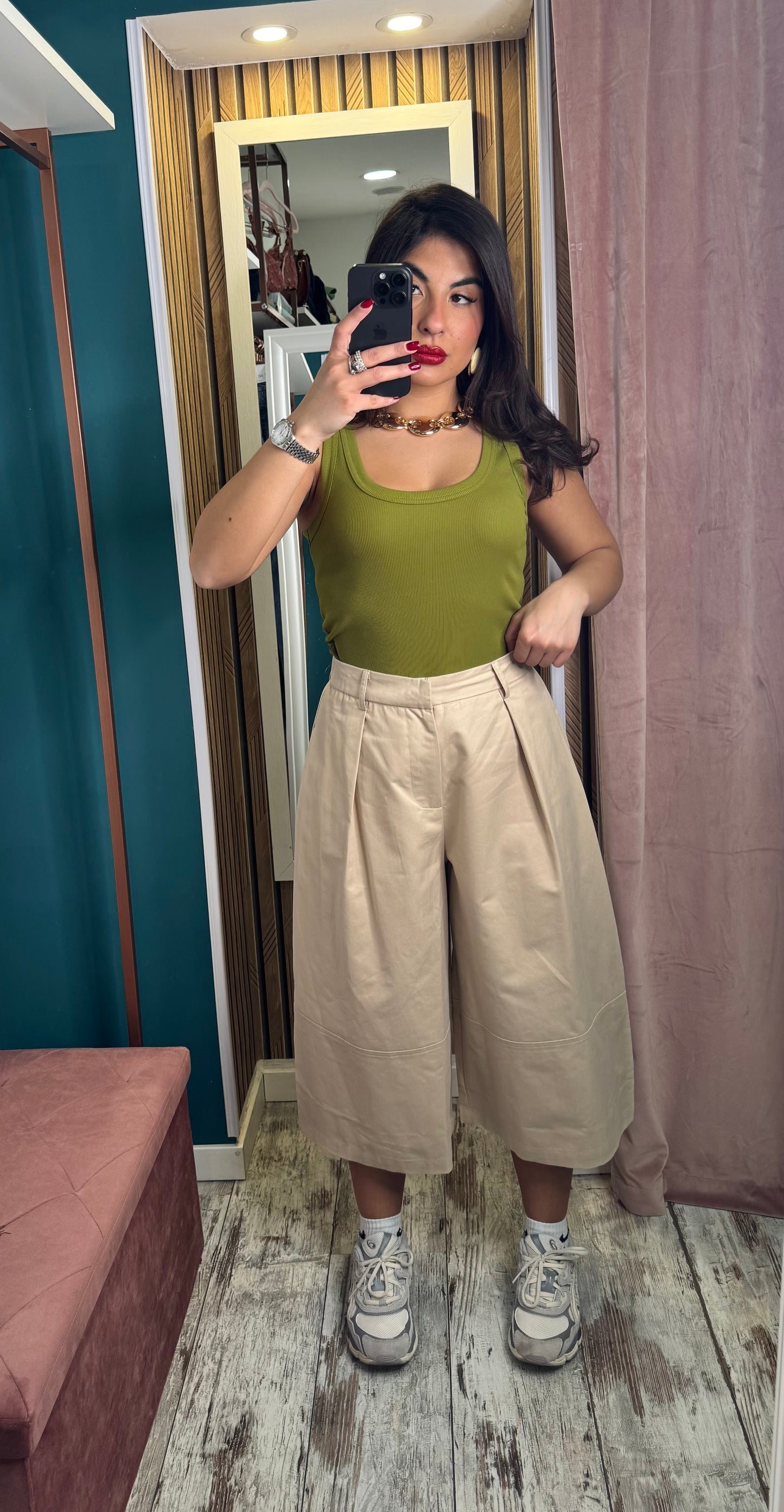 Bermuda beige Heit